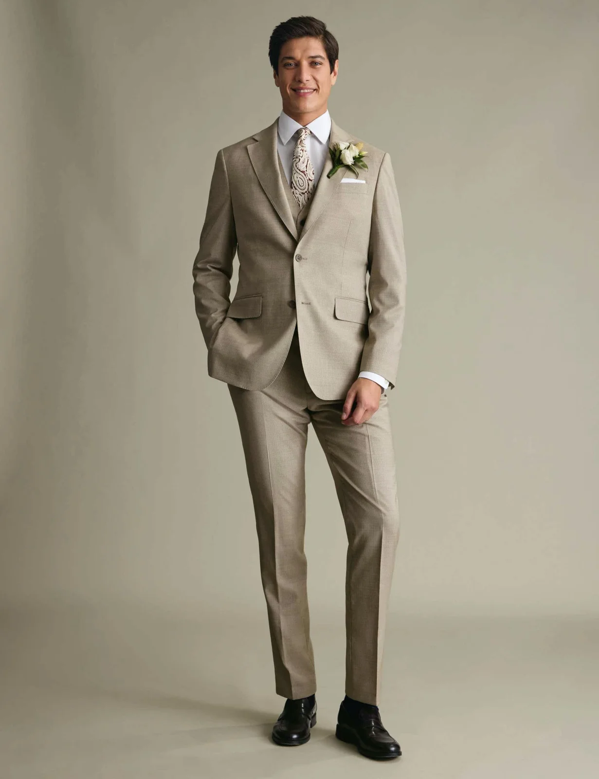 Slim Fit Italian Wool Rich Suit Jacket thumbnail 4