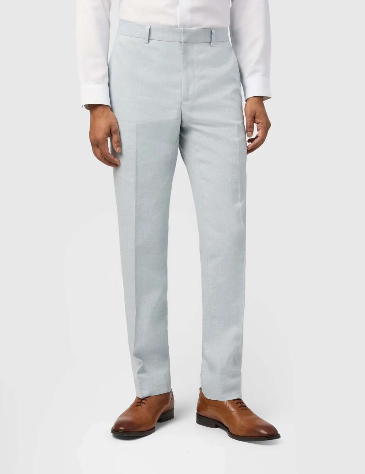 Slim Fit Linen Rich Single Breasted Suit thumbnail 4