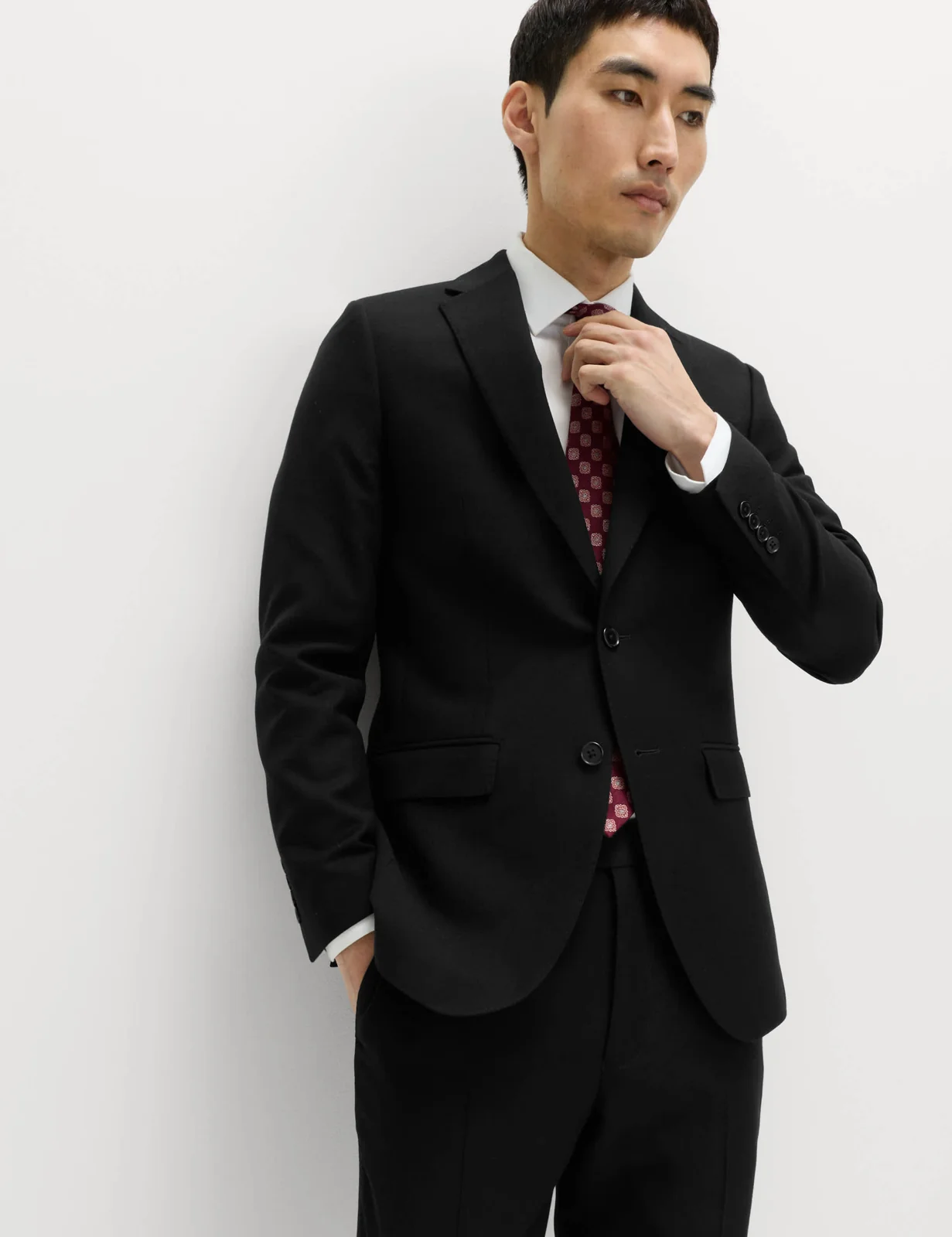 Slim Fit Premium Pure Wool Suit Jacket primary image