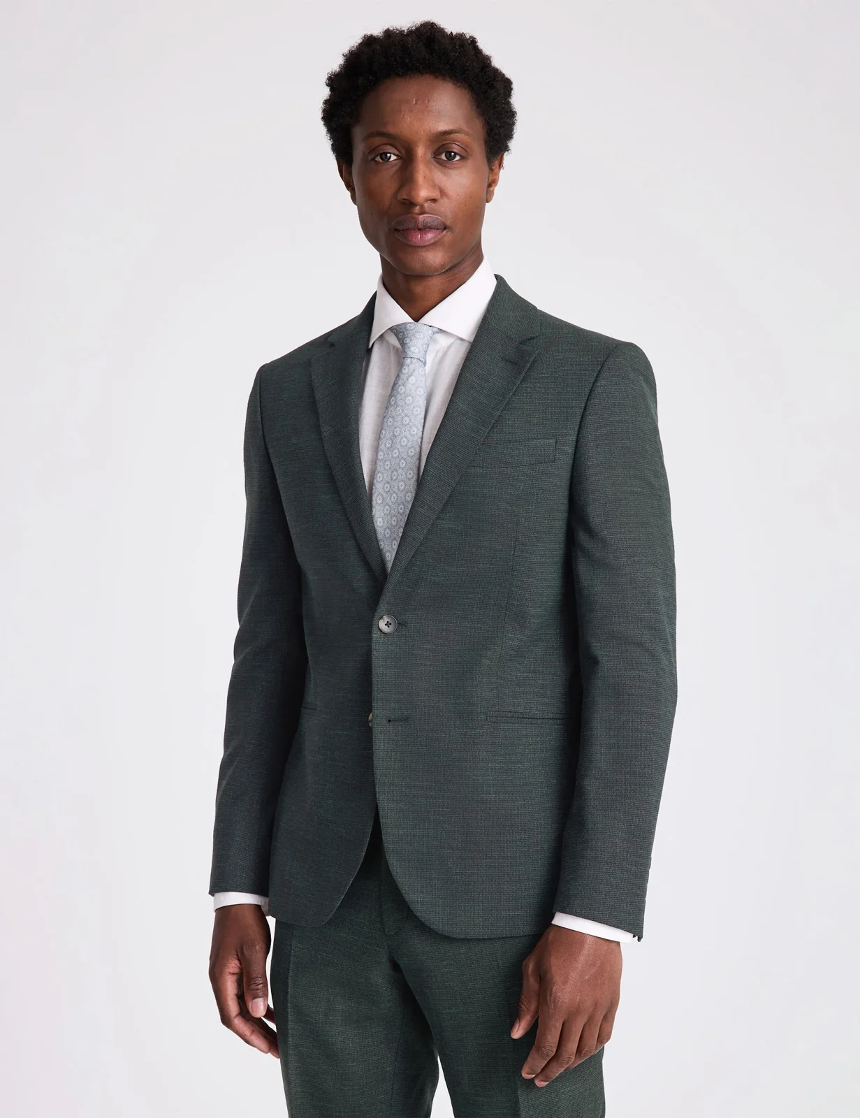 Slim Fit Puppytooth Suit Jacket primary image