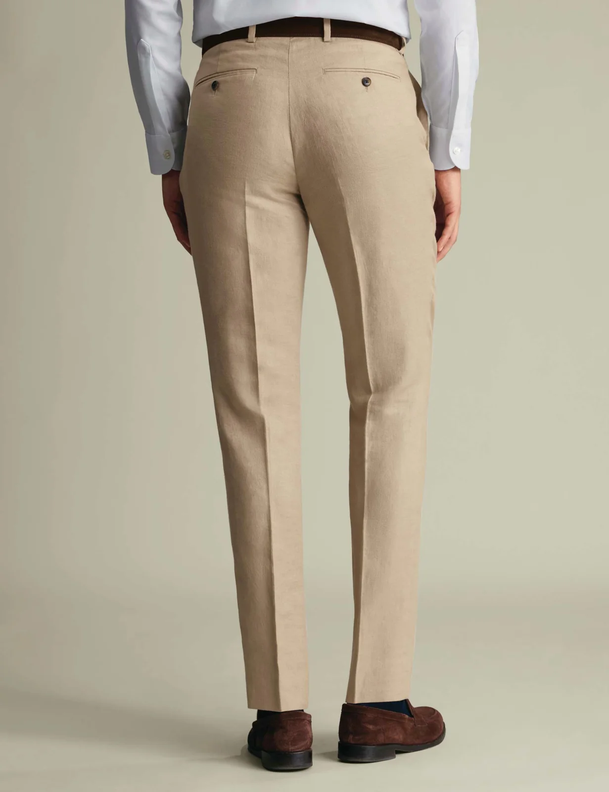 Slim Fit Pure Linen Double Breasted Suit thumbnail 5