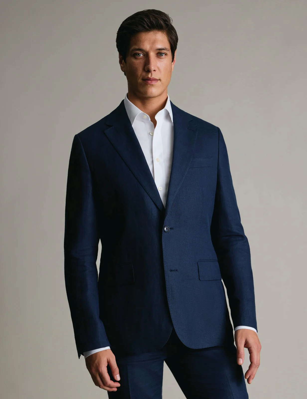 Slim Fit Pure Linen Suit Jacket thumbnail 2