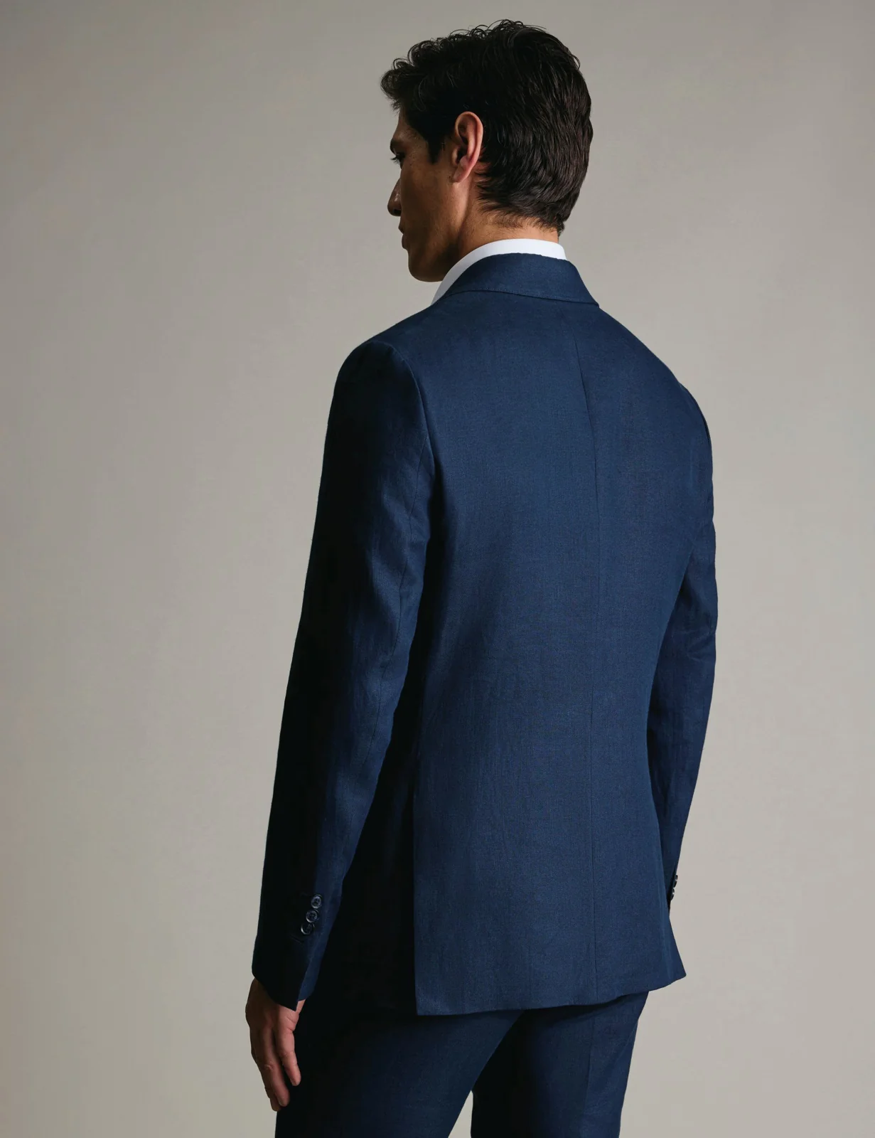 Slim Fit Pure Linen Suit thumbnail 6