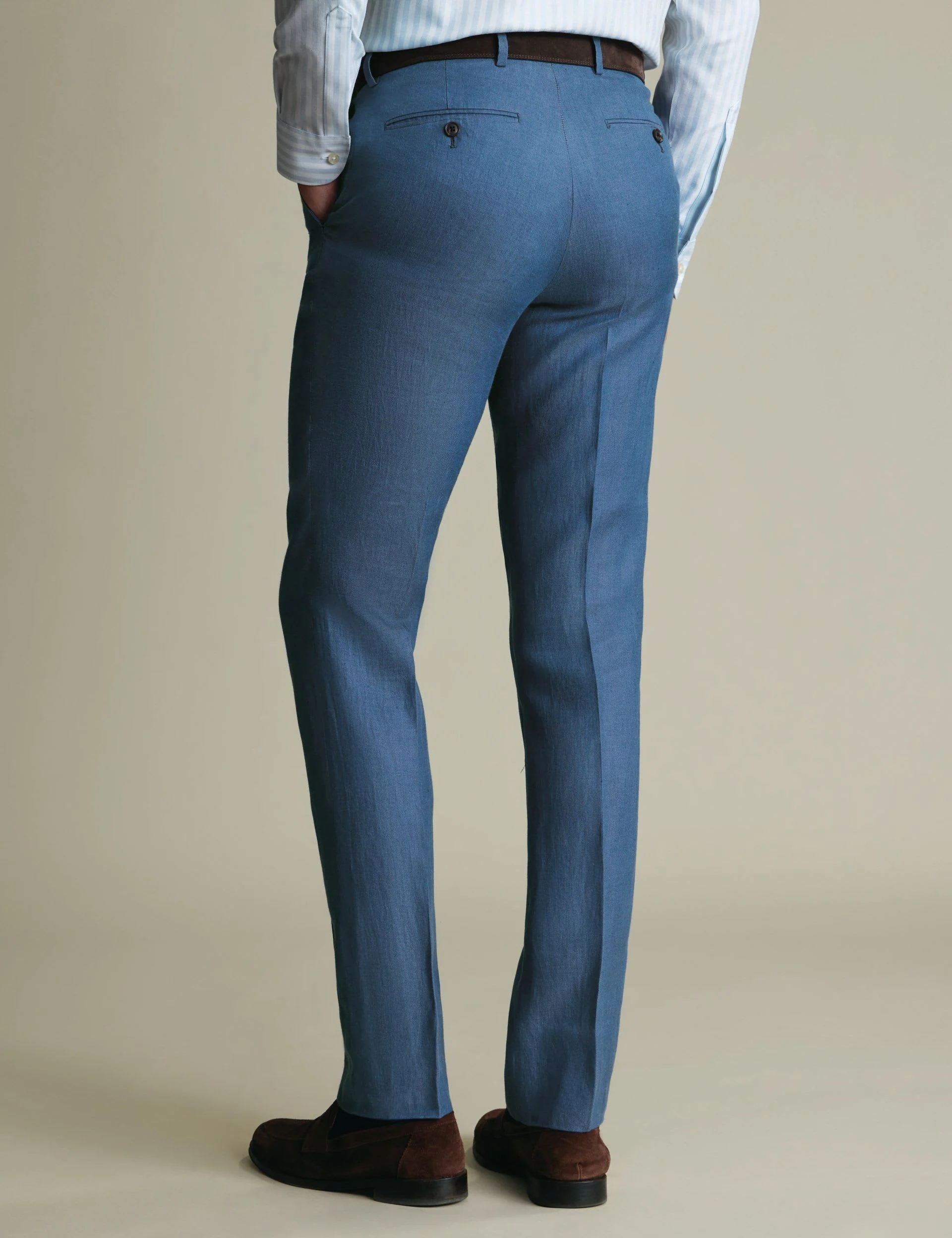 Slim Fit Pure Linen Twill Suits thumbnail 4