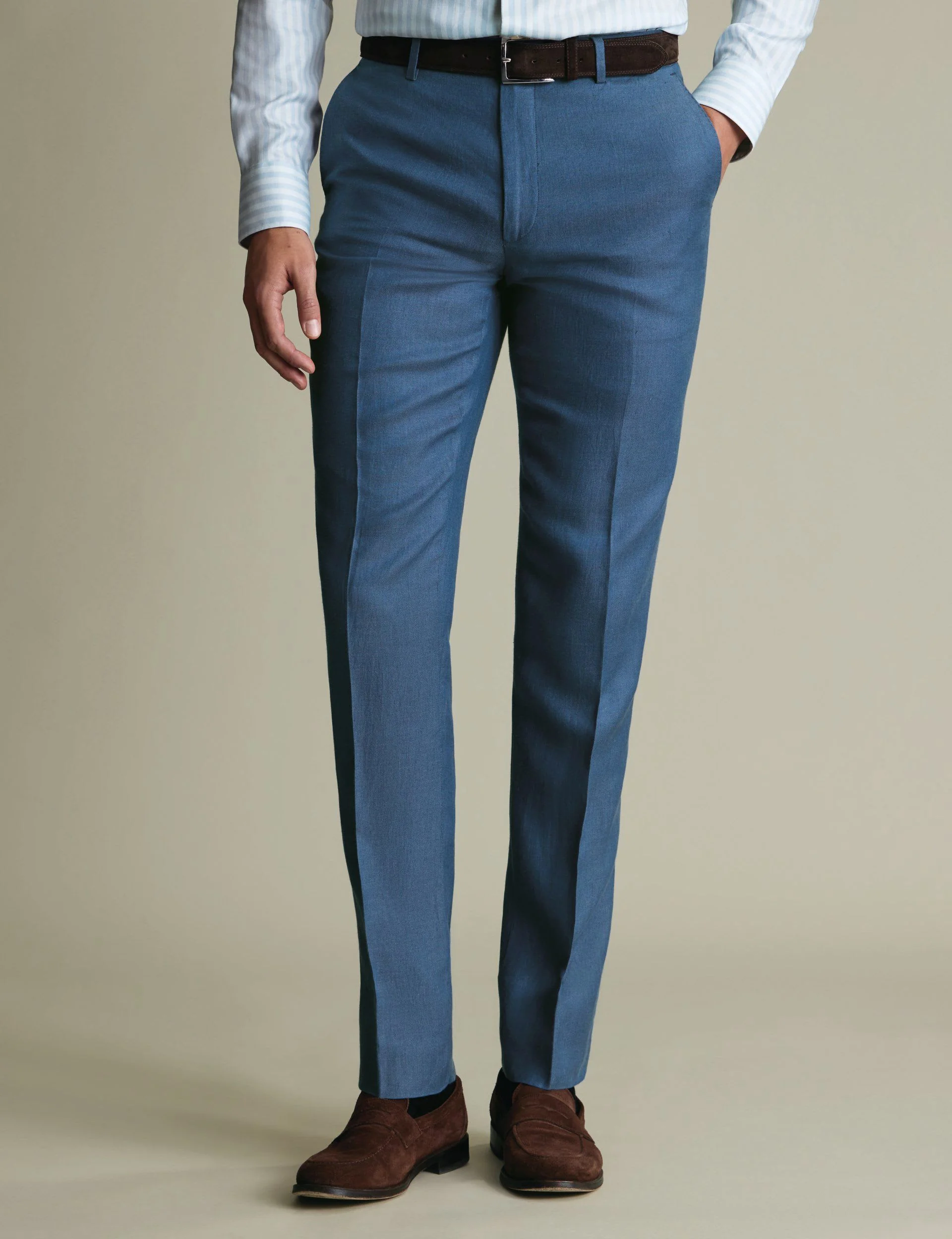 Slim Fit Pure Linen Twill Suits thumbnail 6
