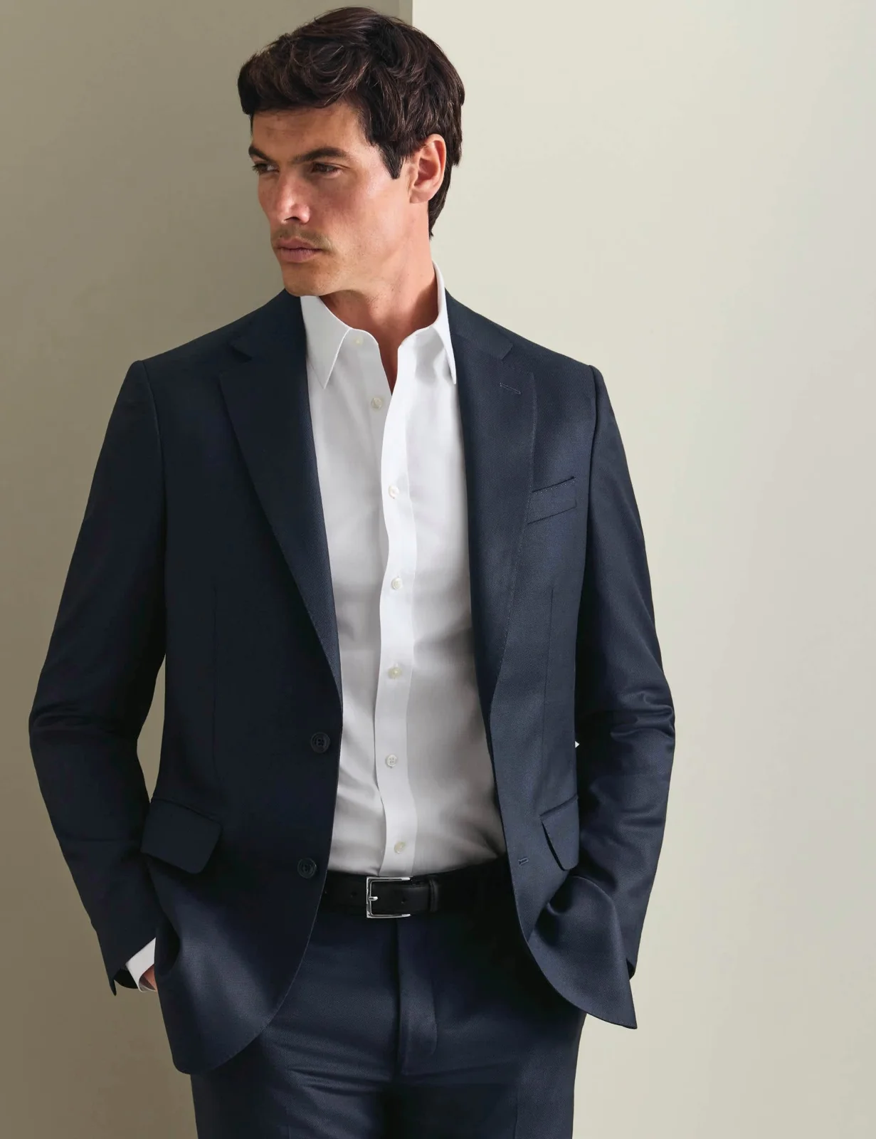 Slim Fit Pure Wool Suit Jacket