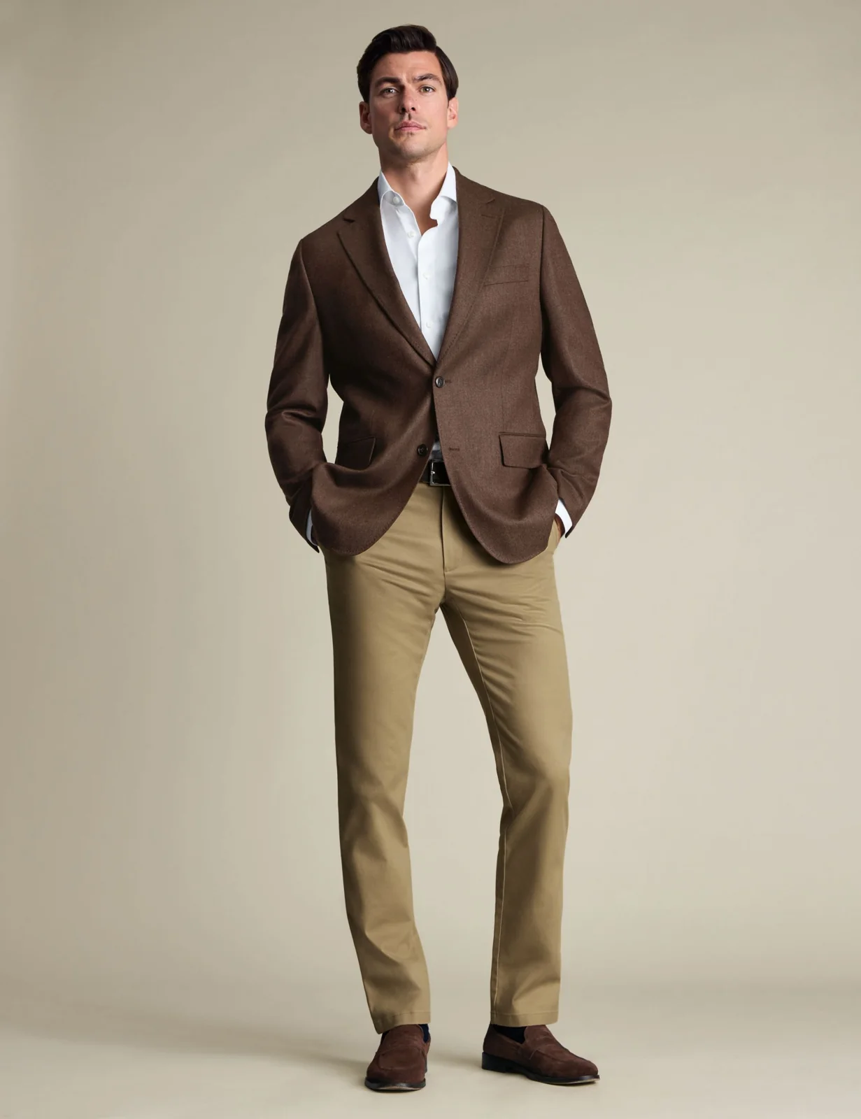 Slim Fit Pure Wool Textured Blazer thumbnail 2