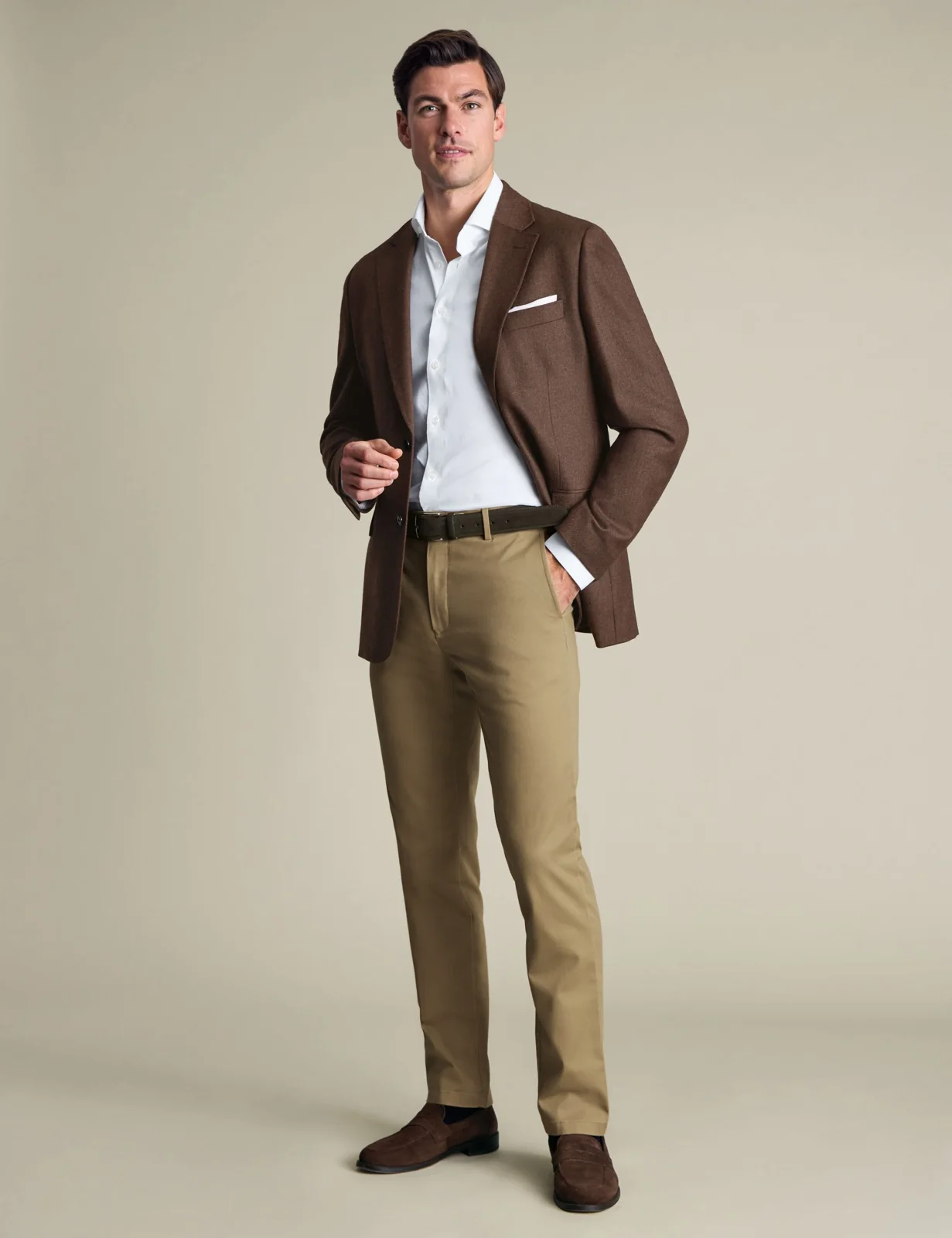 Slim Fit Pure Wool Textured Blazer primary image