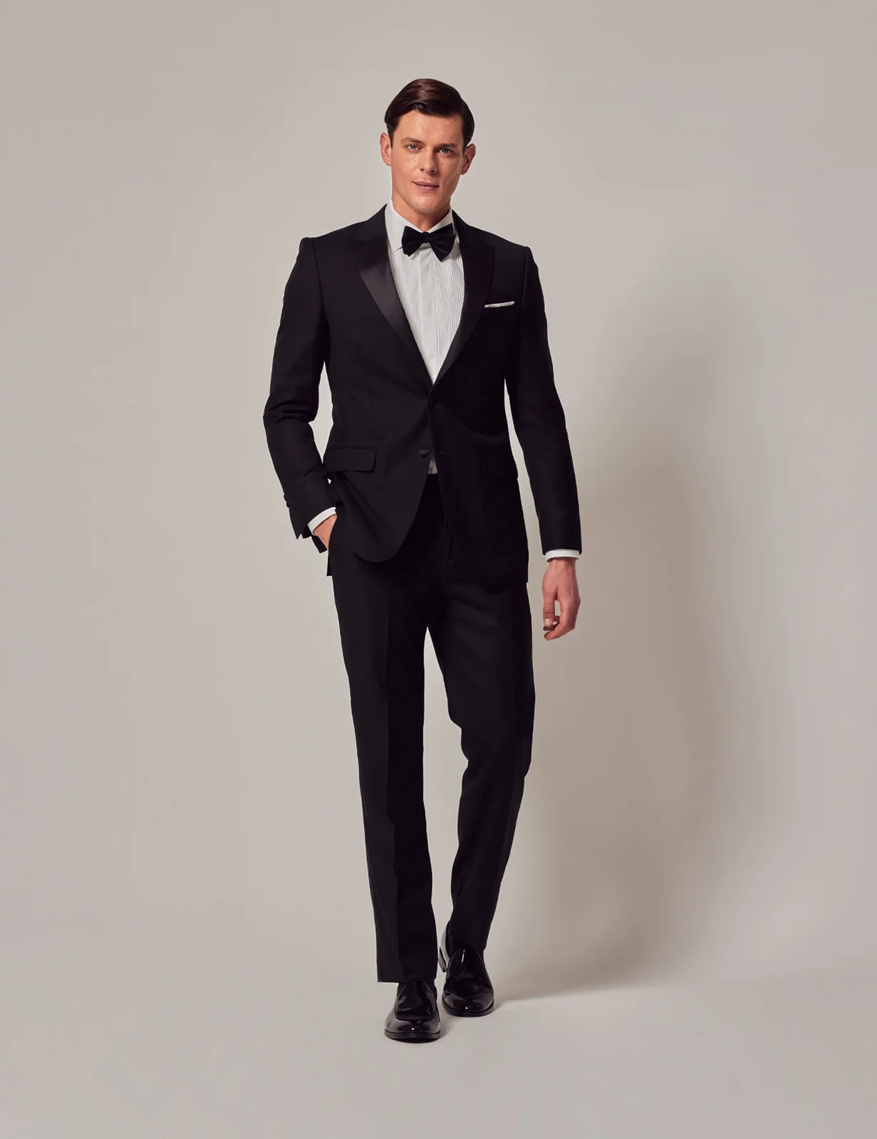 Slim Fit Pure Wool Tuxedo Jacket thumbnail 2