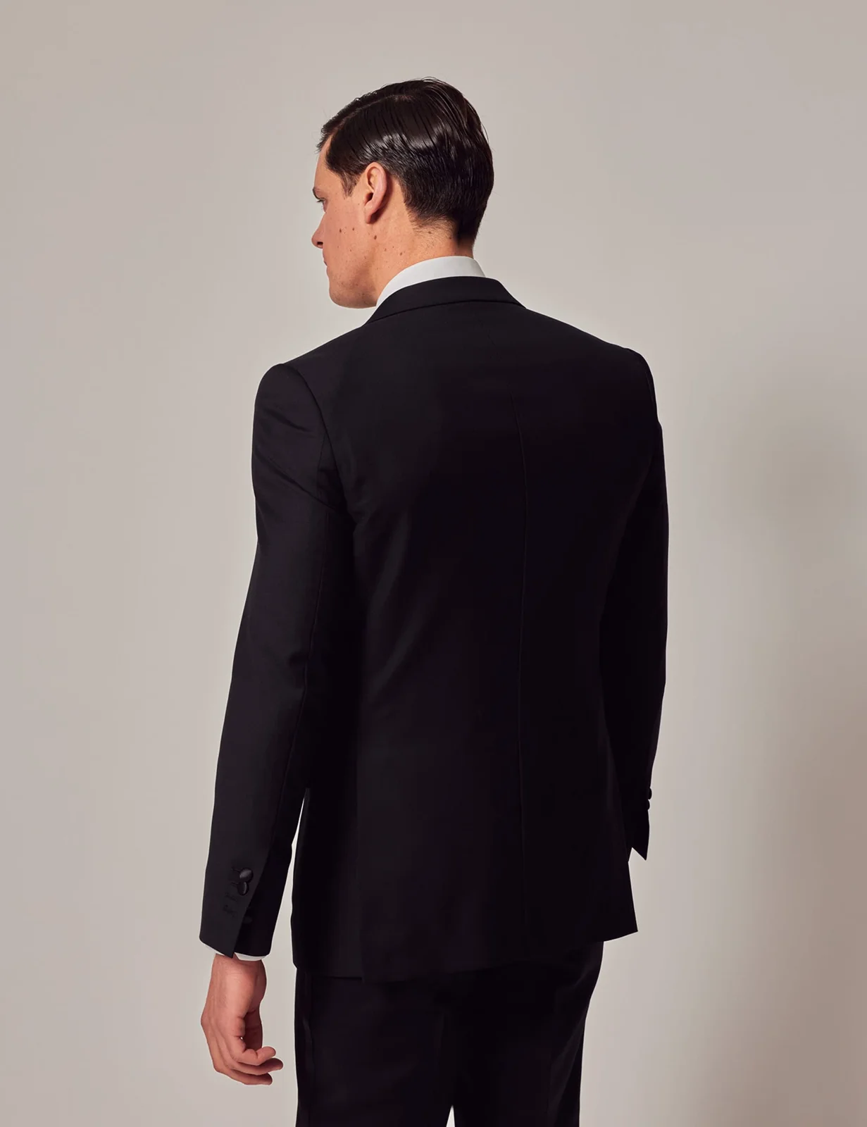 Slim Fit Pure Wool Tuxedo Suit thumbnail 2