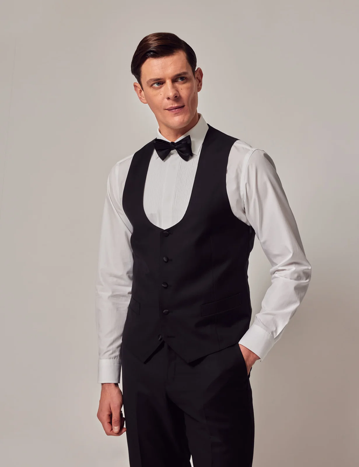 Slim Fit Pure Wool Tuxedo Suit thumbnail 5