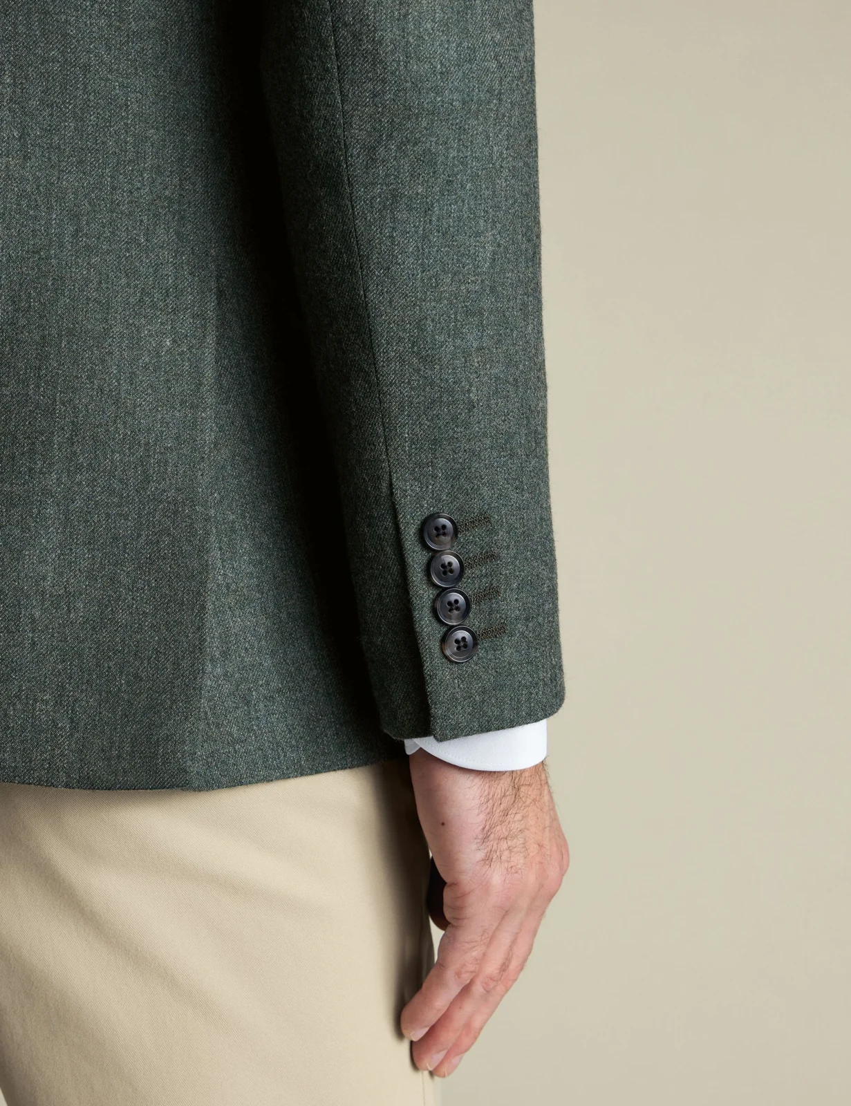 Slim Fit Pure Wool Tweed Suit Jacket thumbnail 4