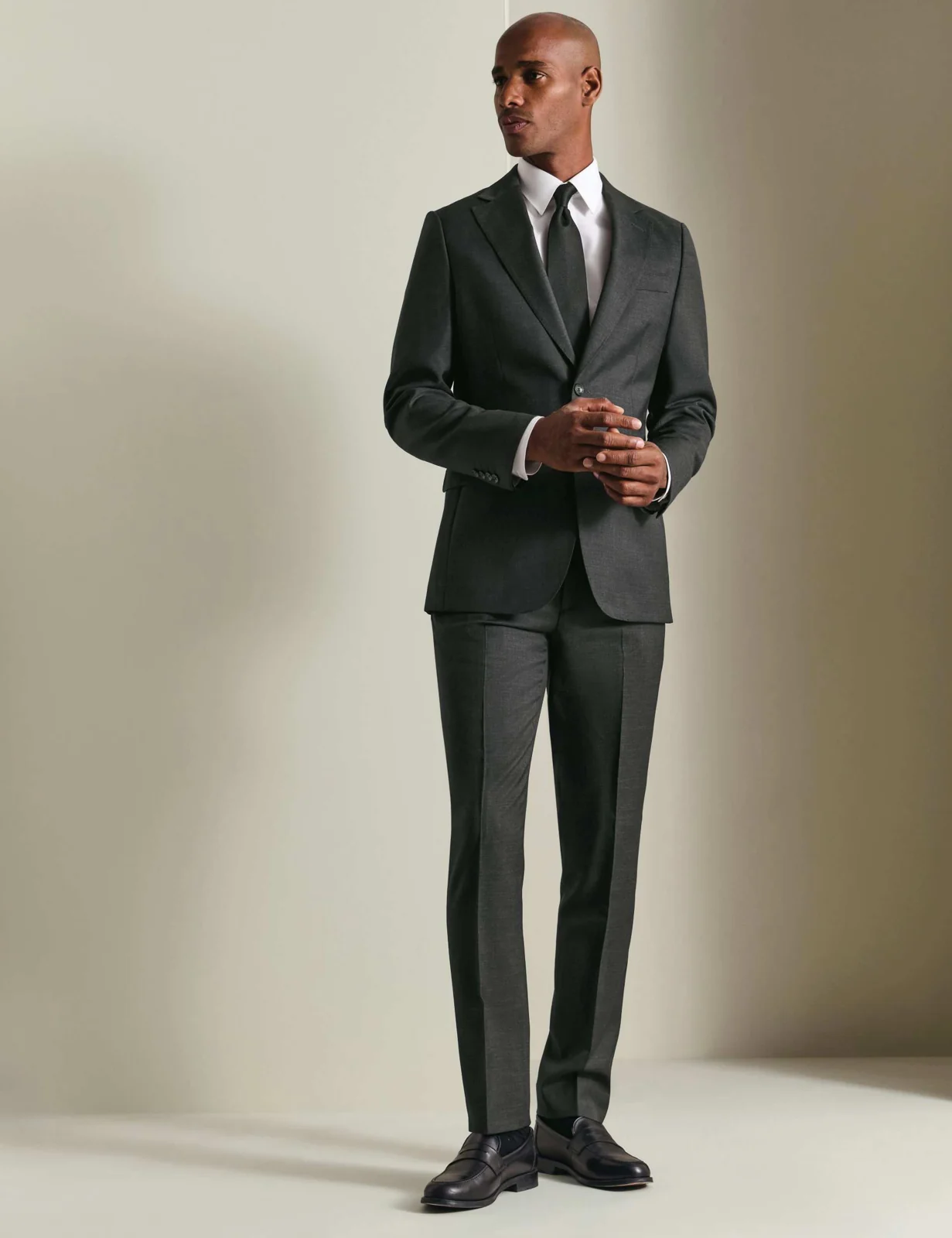 Slim Fit Pure Wool Twill Suit Jacket thumbnail 2