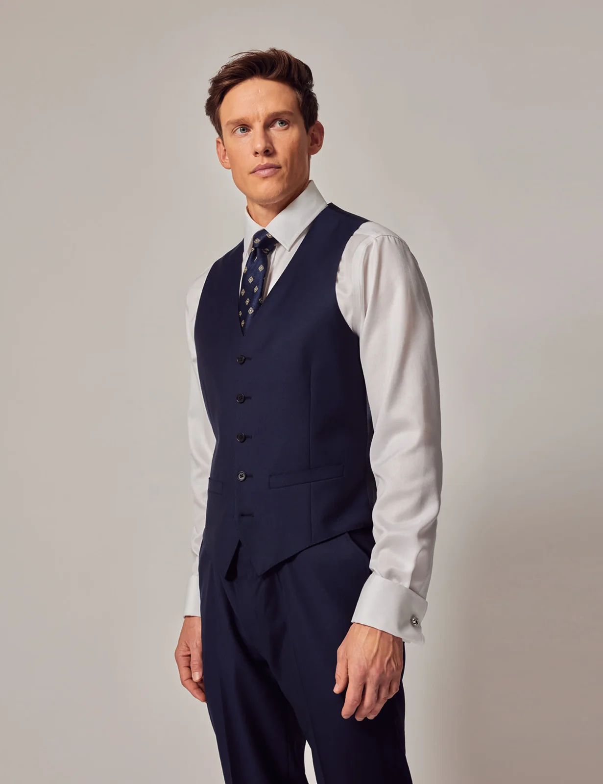 Slim Fit Pure Wool Twill Suit thumbnail 2