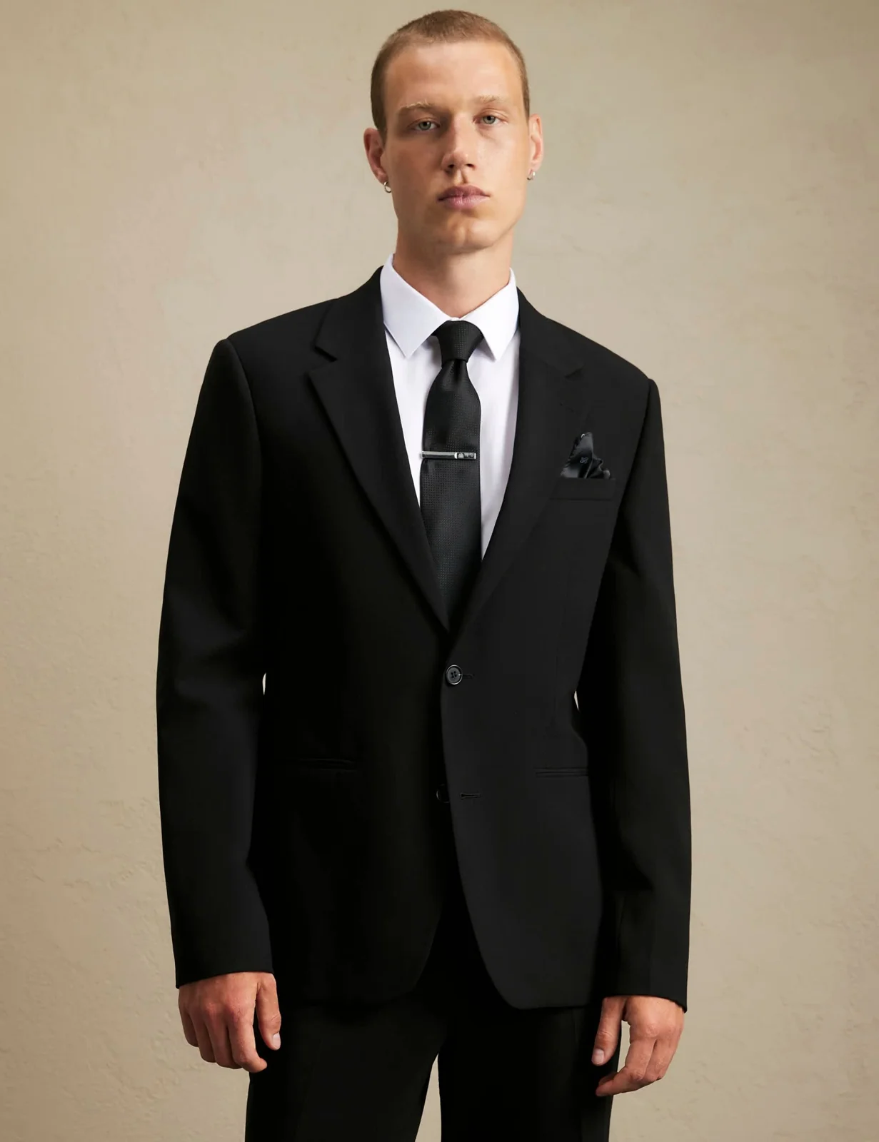 Slim Fit Single Breasted Suit Jacket