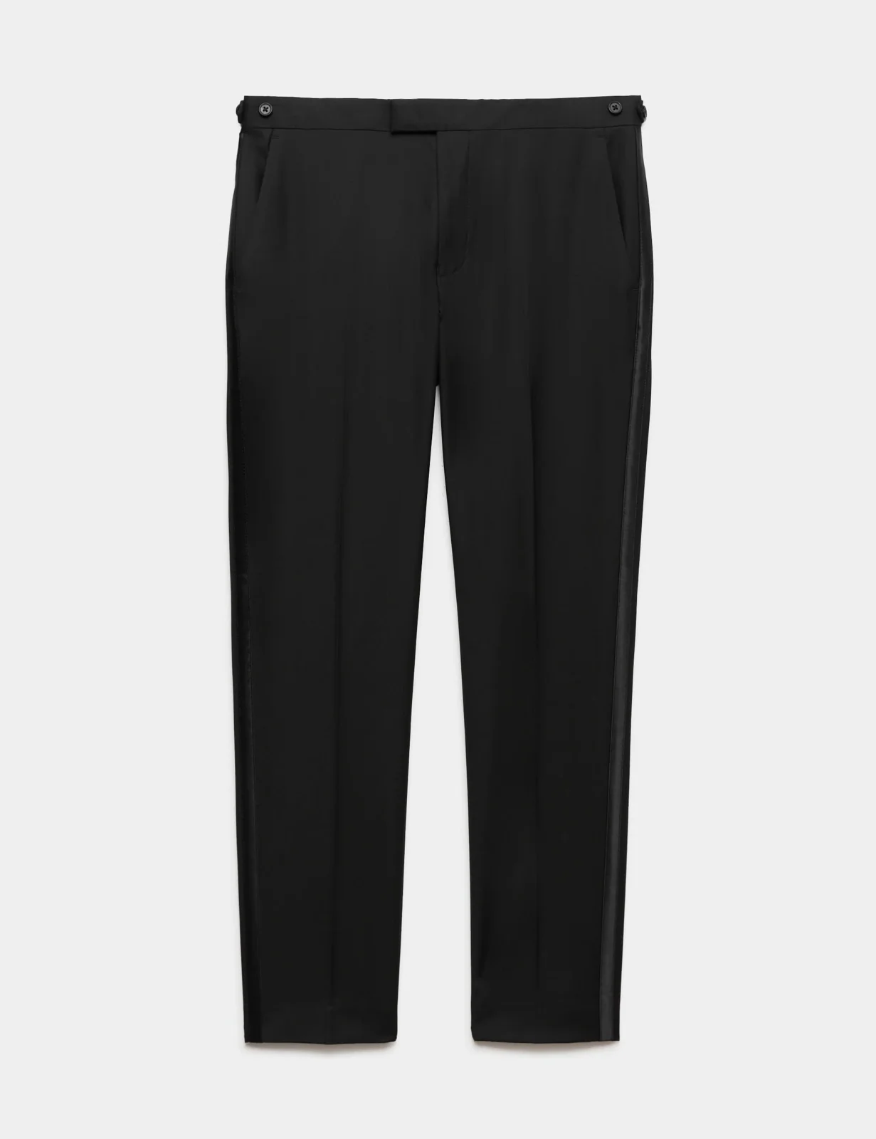 Slim Fit Stretch Tuxedo Trousers thumbnail 2