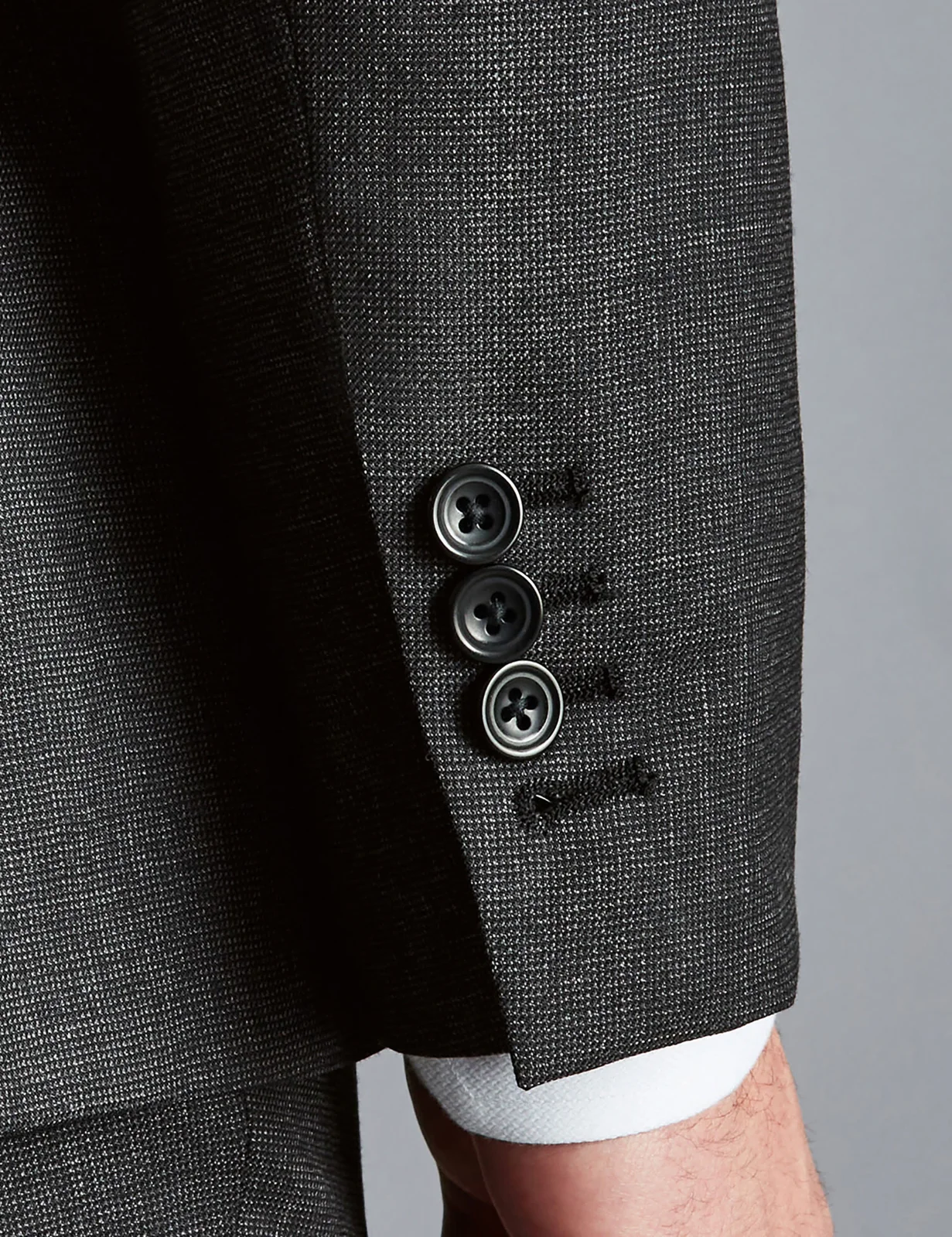 Slim Fit Super 120s Wool Suit Jacket thumbnail 3