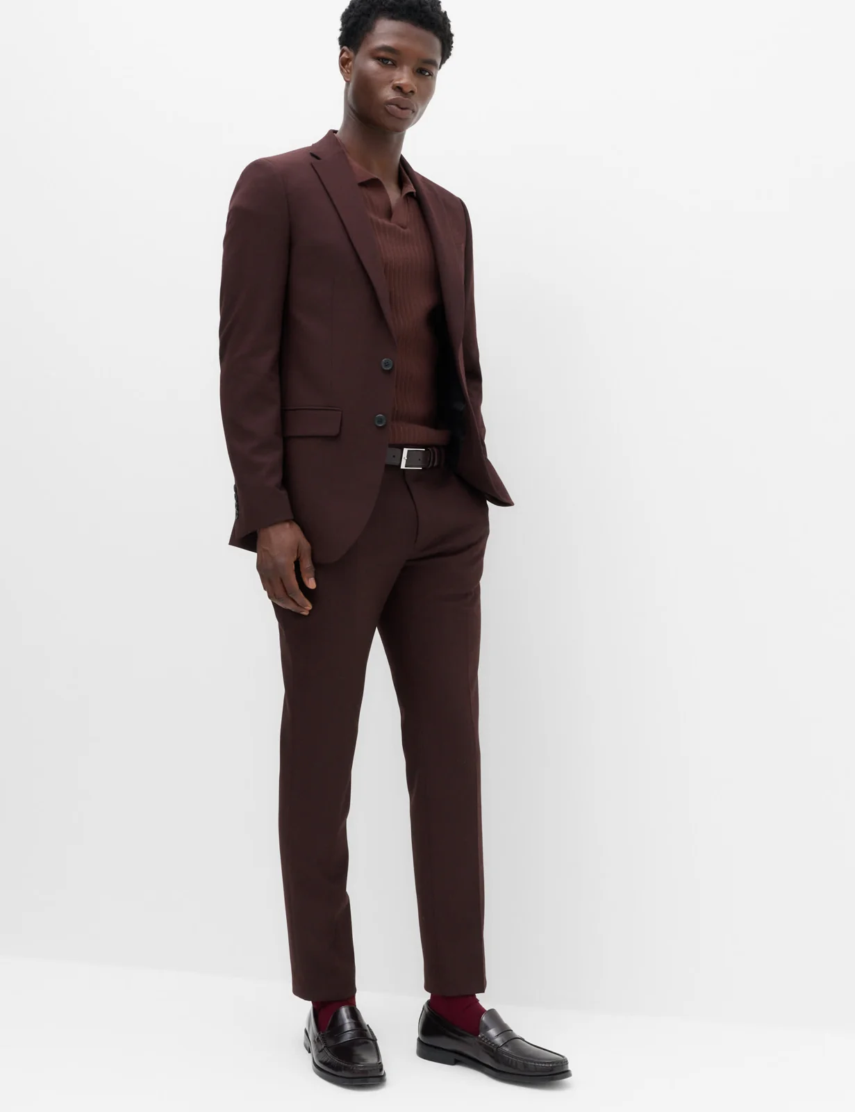 Slim Fit Twill Suit Jacket thumbnail 6