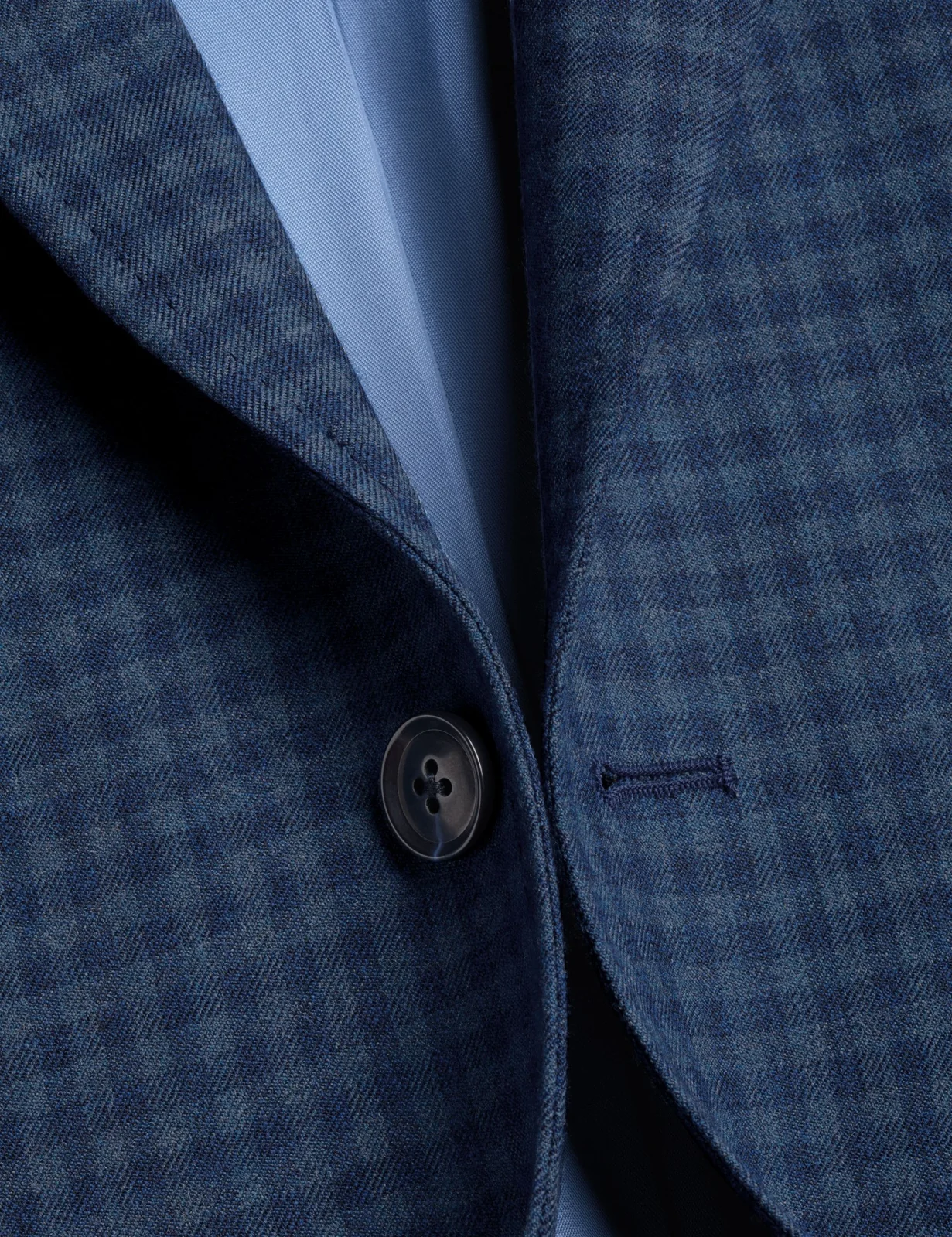 Slim Fit Wool Blend Check Textured Blazer thumbnail 5