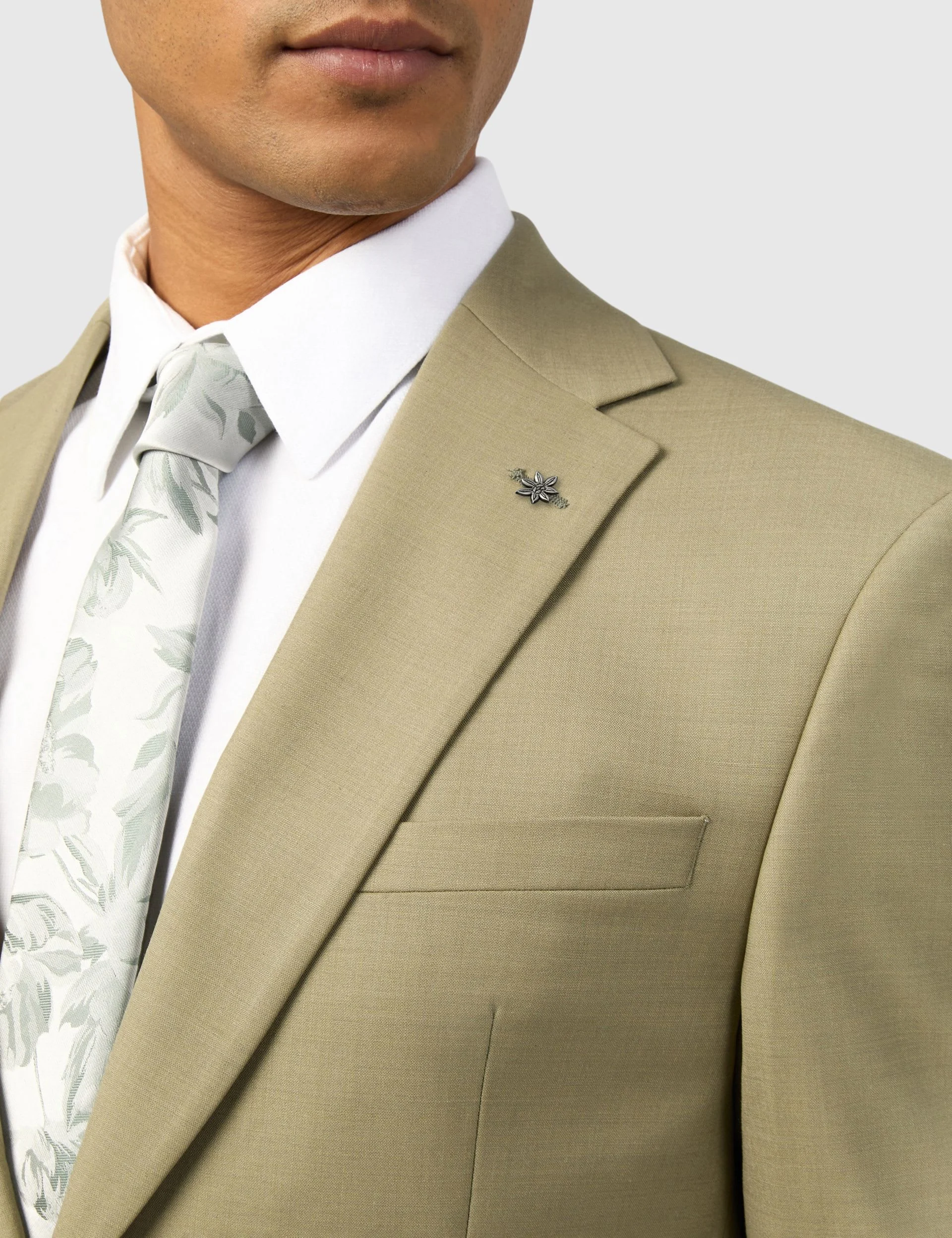 Slim Fit Wool Blend Single Breasted Suit thumbnail 2