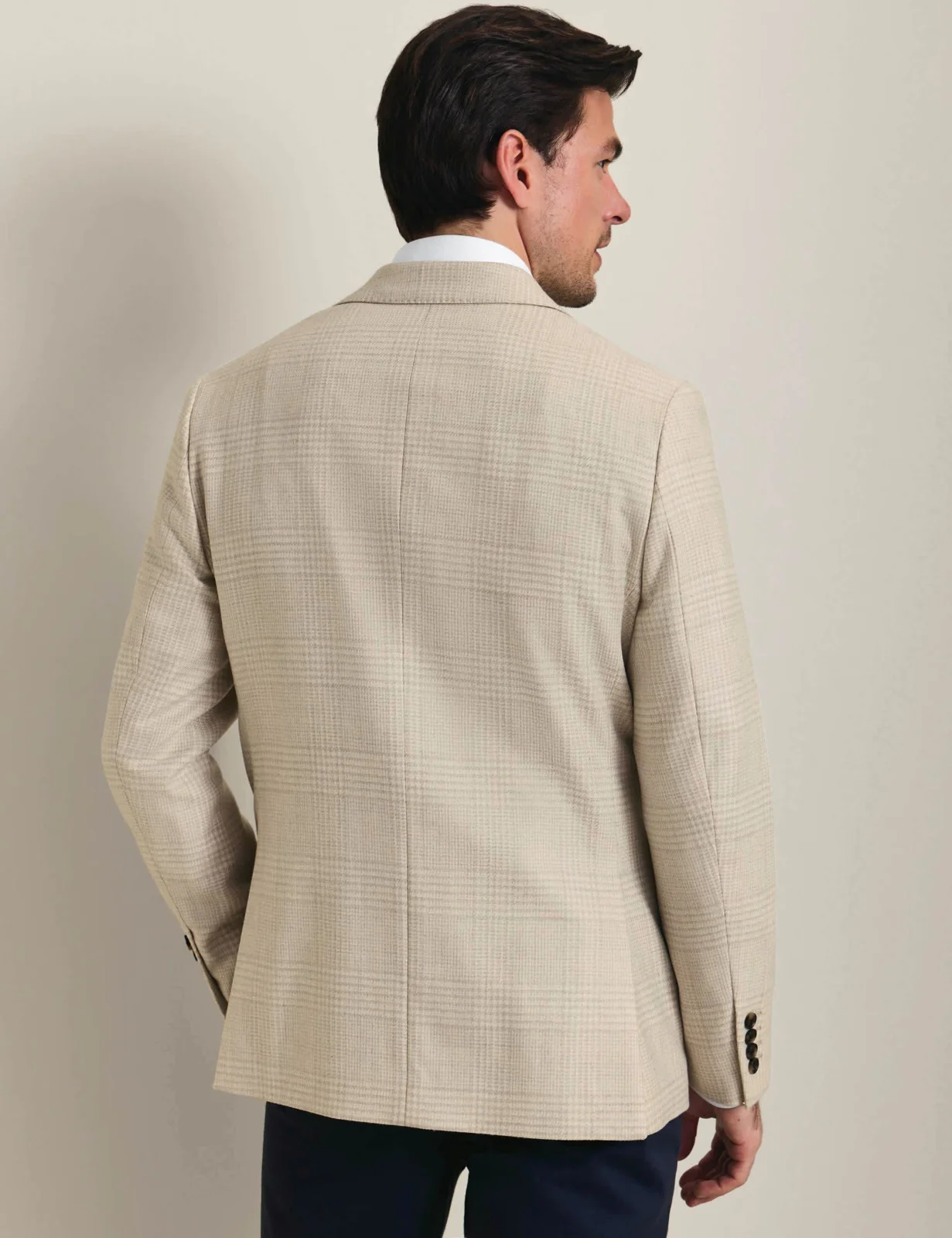 Slim Fit Wool Rich Check Blazer thumbnail 4
