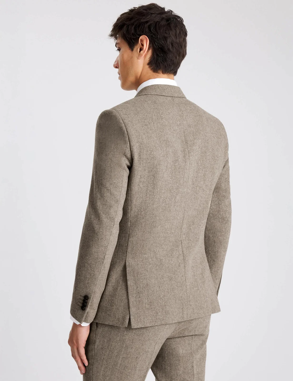 Slim Fit Wool Rich Donegal Tweed Suit Jacket thumbnail 5