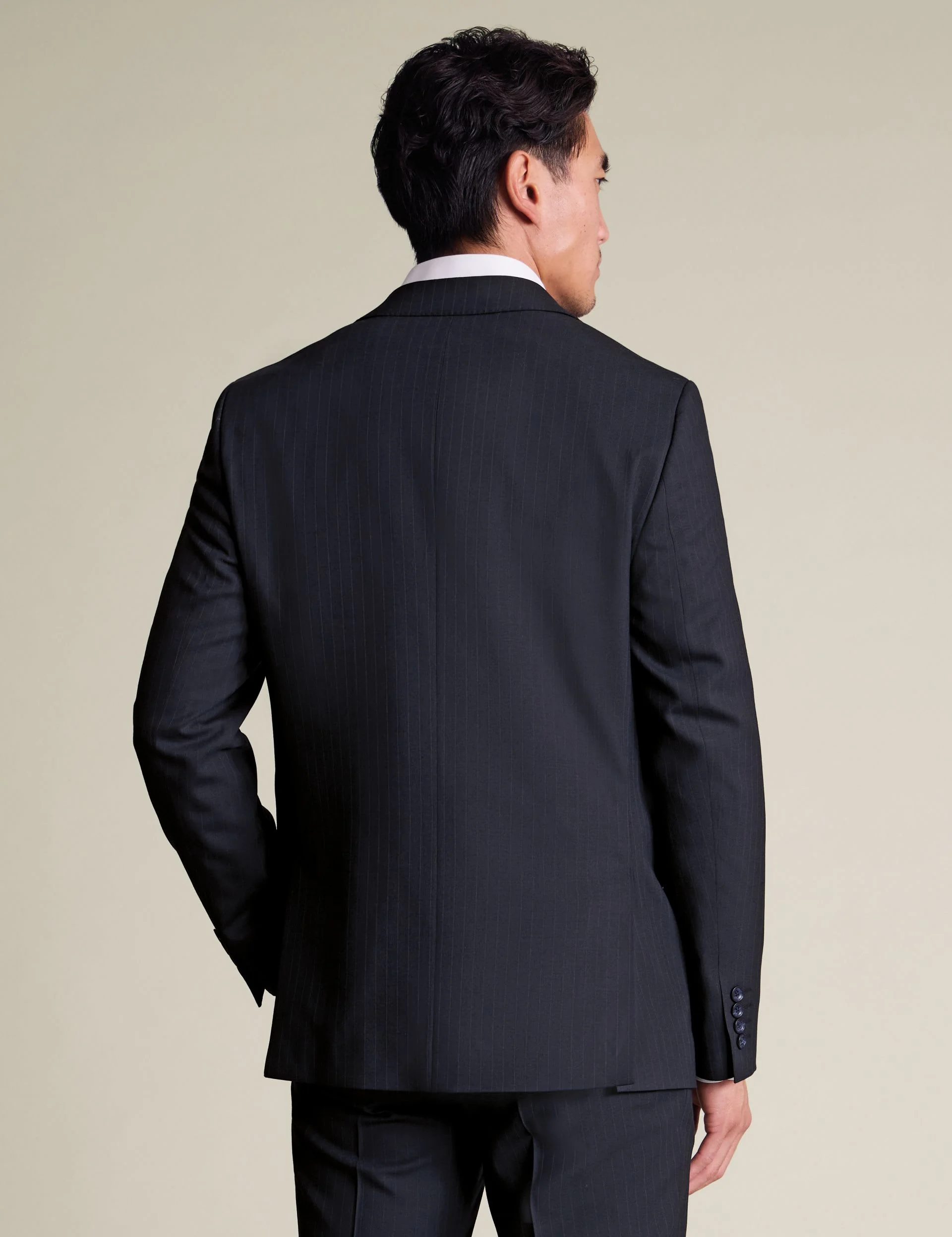 Slim Fit Wool Rich Pinstripe Suit thumbnail 3