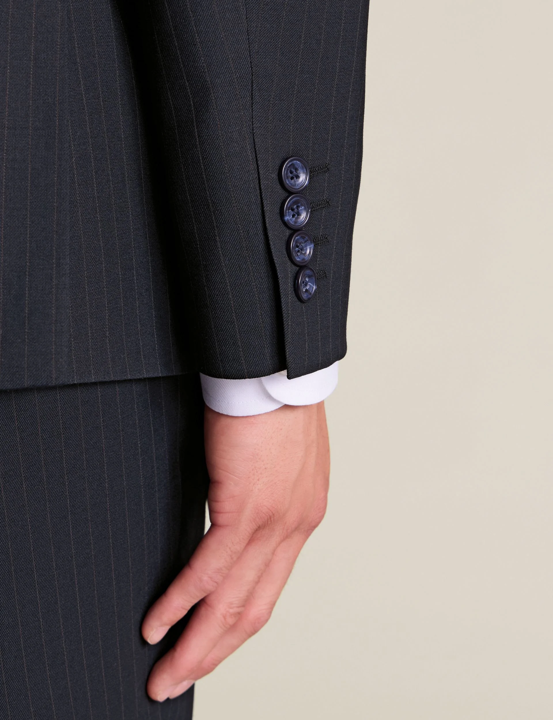 Slim Fit Wool Rich Pinstripe Suit thumbnail 5