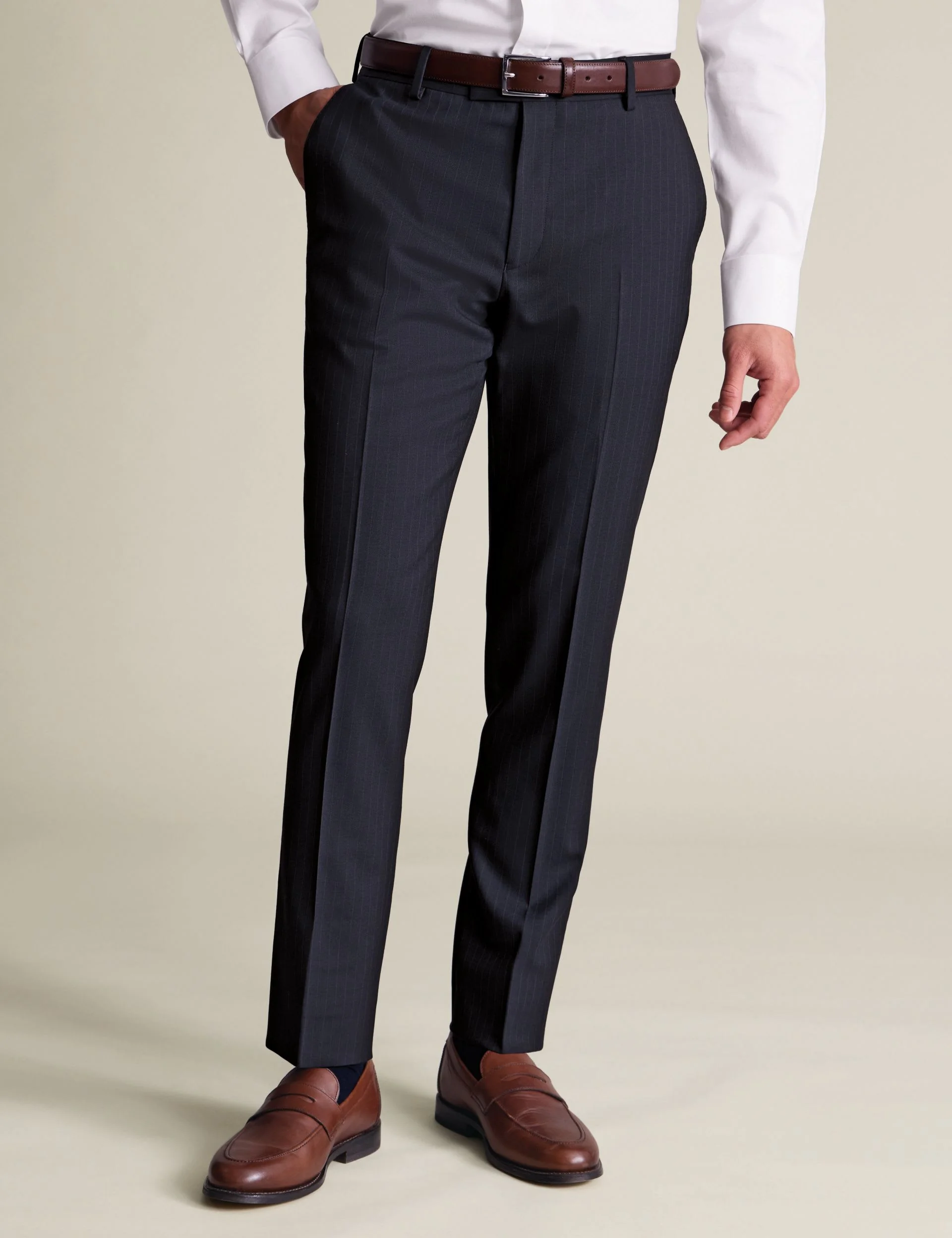 Slim Fit Wool Rich Pinstripe Suit thumbnail 6