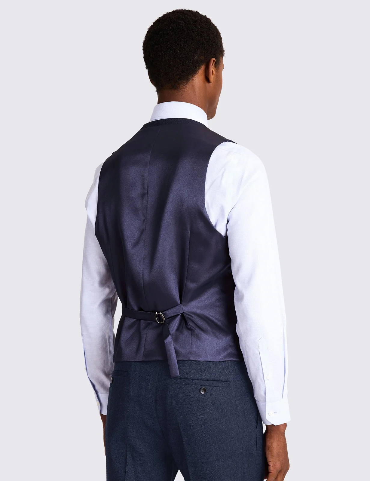 Slim Fit Wool Rich Stretch Waistcoat thumbnail 2