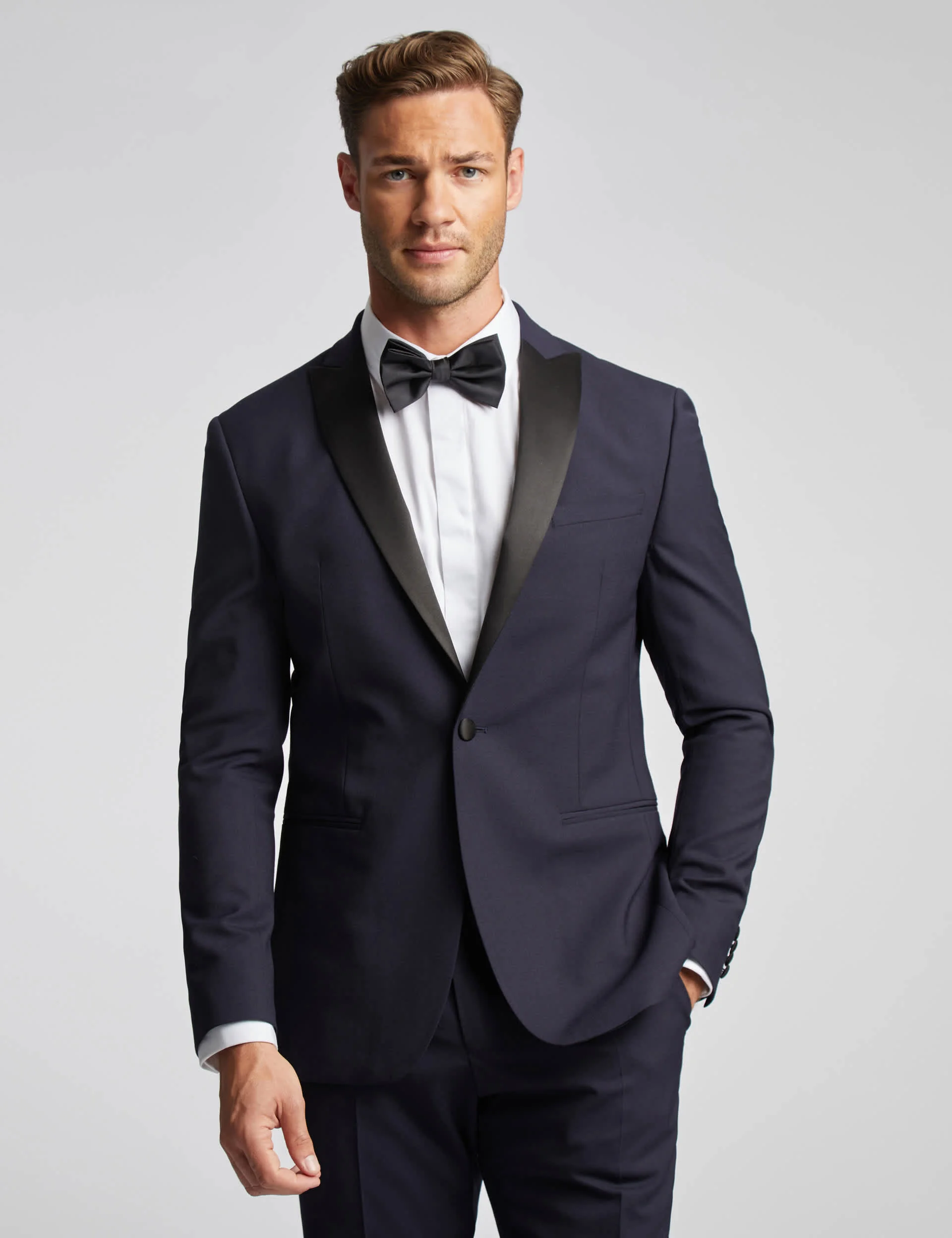 Slim Fit Wool Rich Tuxedo Suit thumbnail 4