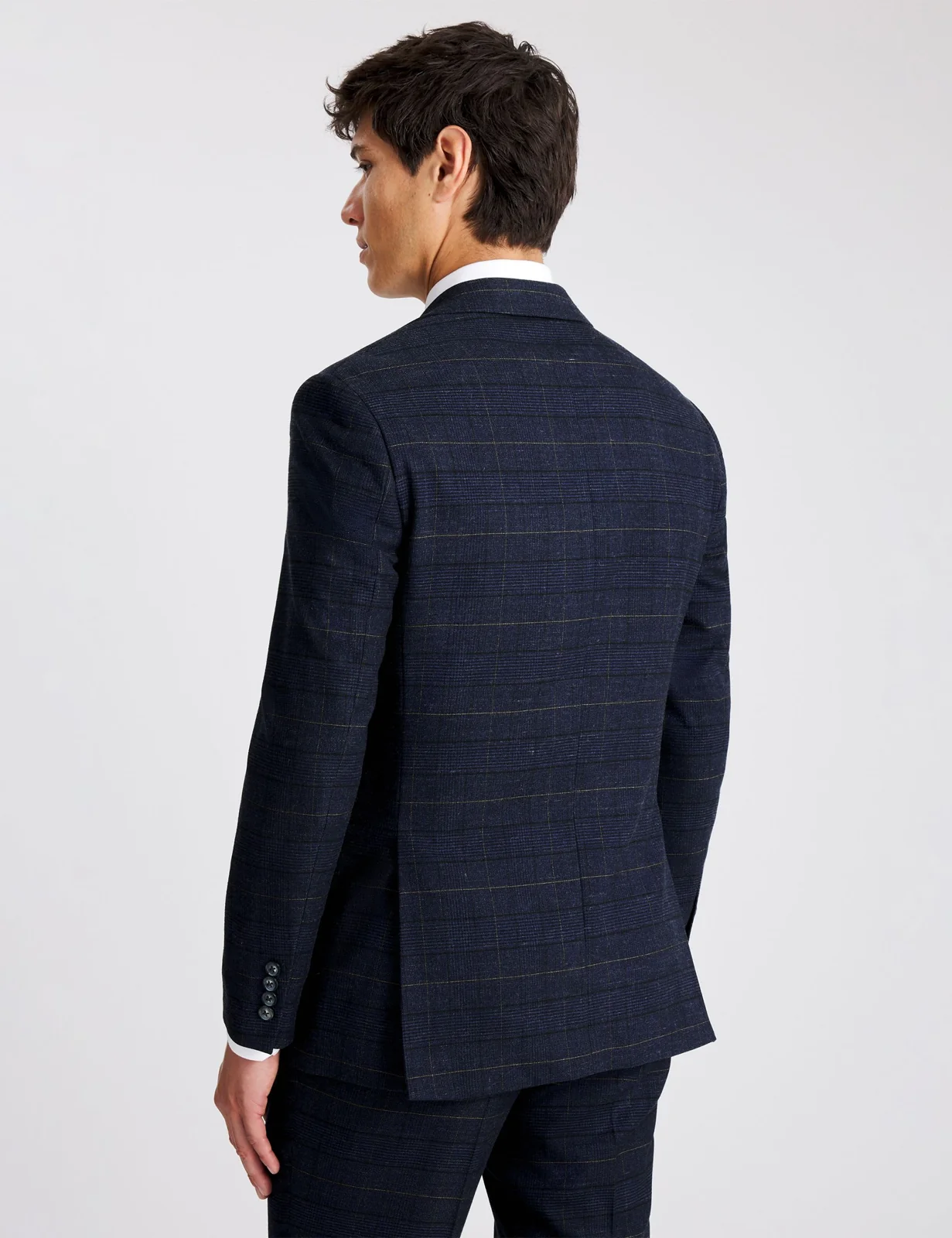 Tailored Fit Check Suit Jacket thumbnail 5