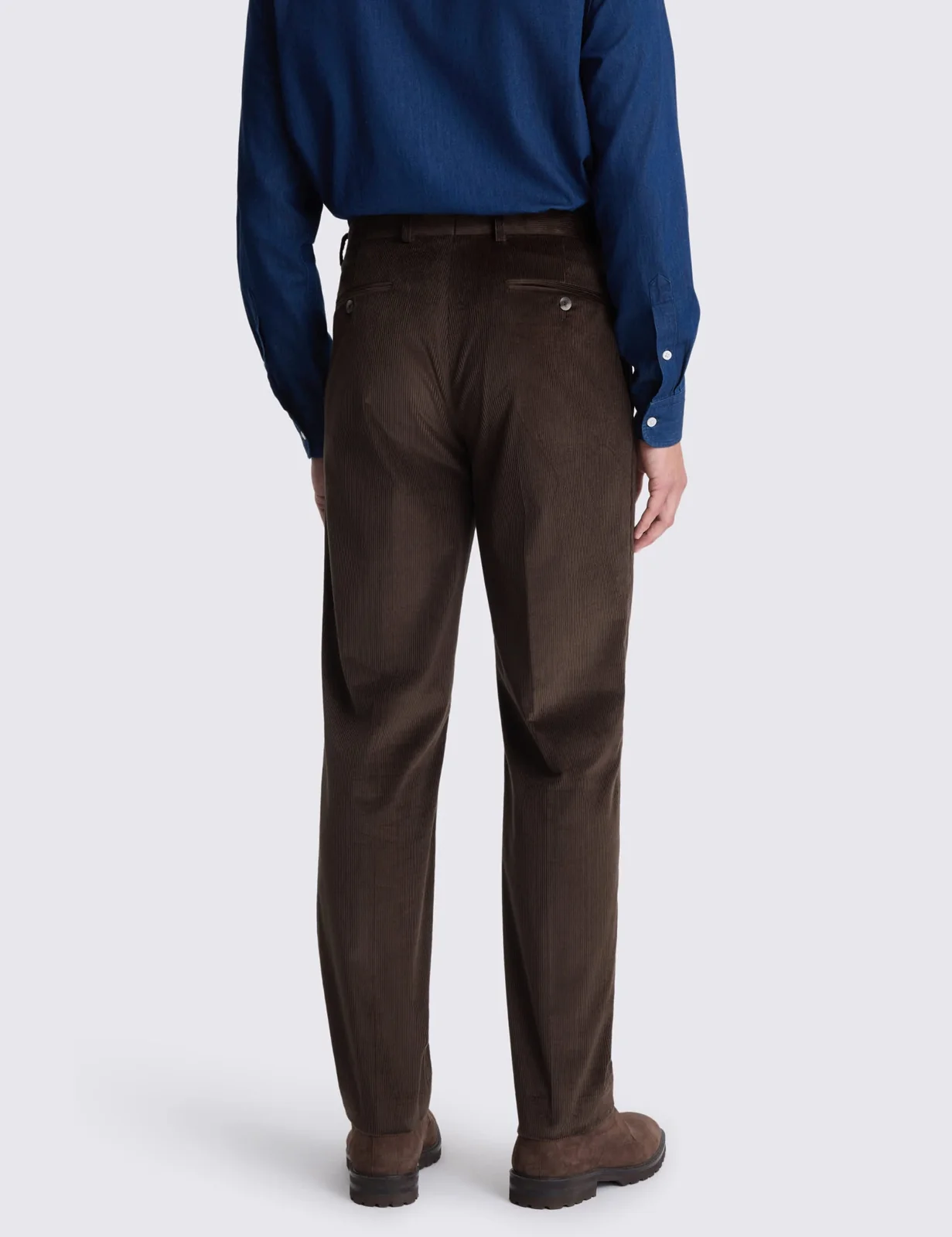 Tailored Fit Cord Stretch Suit Trousers thumbnail 3