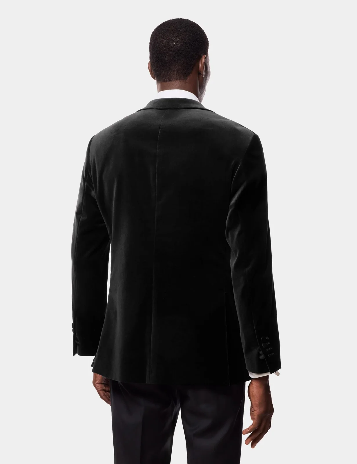 Tailored Fit Cotton Rich Tuxedo Jacket thumbnail 3