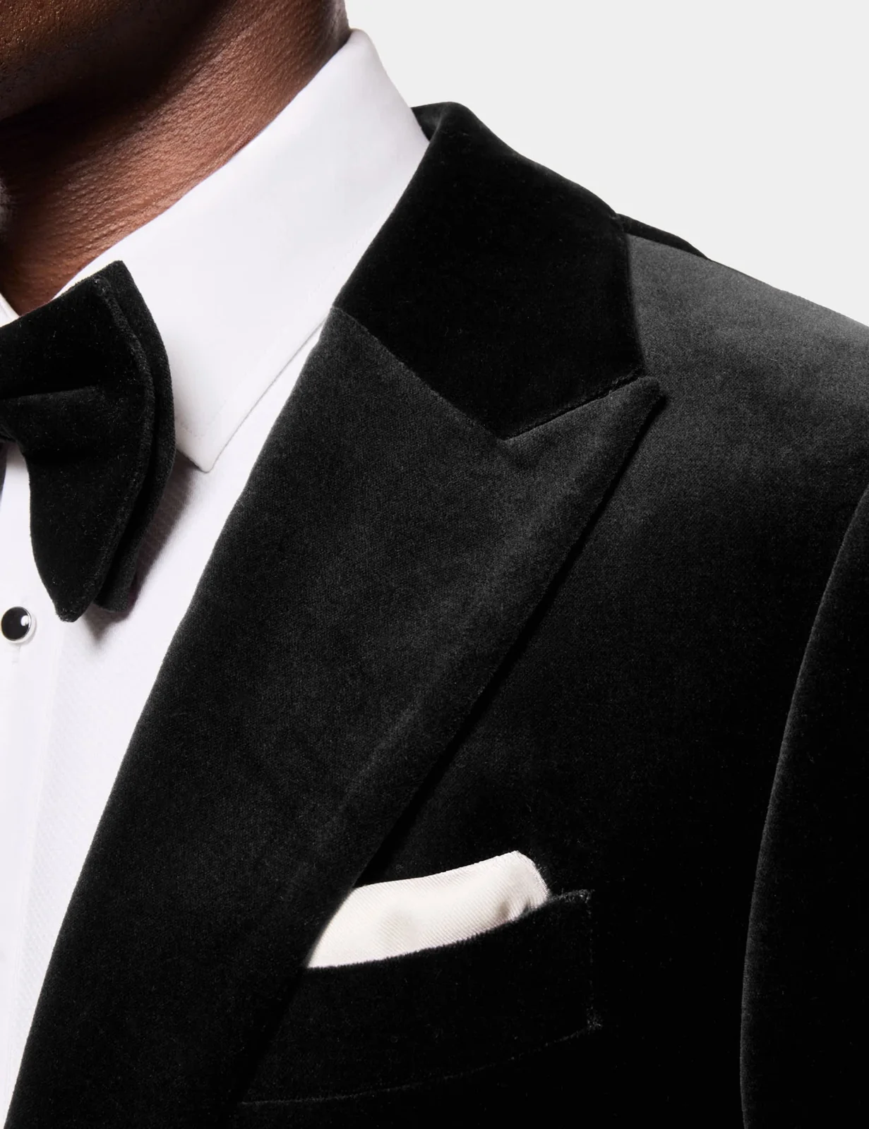 Tailored Fit Cotton Rich Tuxedo Jacket thumbnail 5