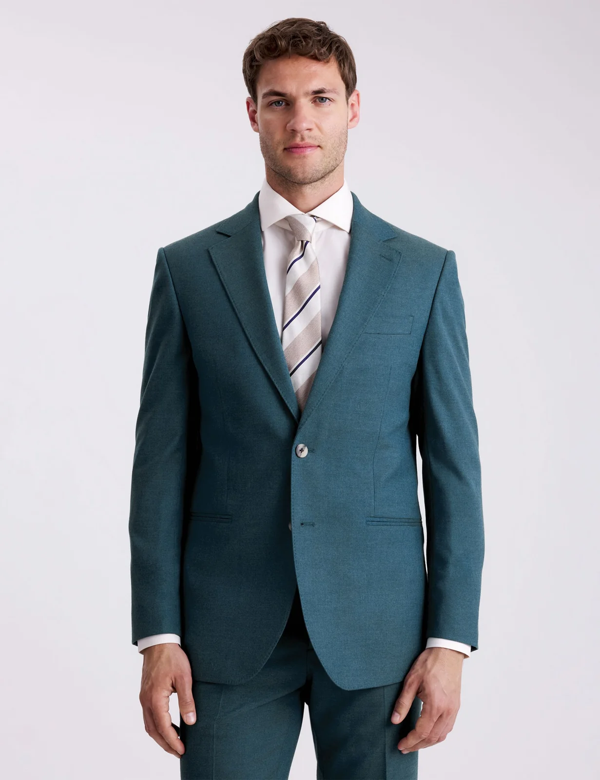 Tailored Fit Flannel Suit Jacket thumbnail 6