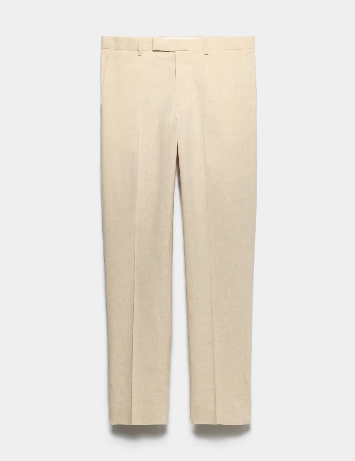 Tailored Fit Italian Performance Linen Blend Suit Trousers thumbnail 2