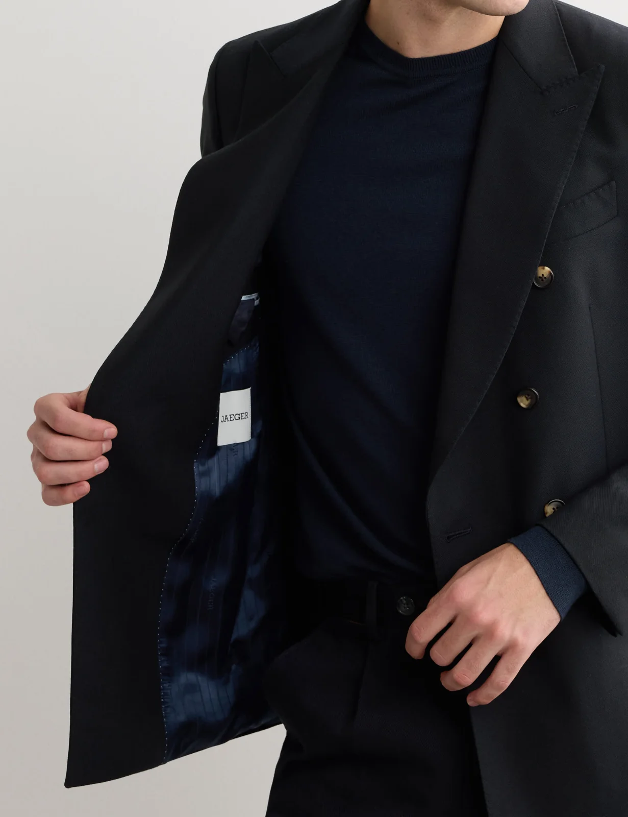 Tailored Fit Italian Pure Wool Blazer thumbnail 4