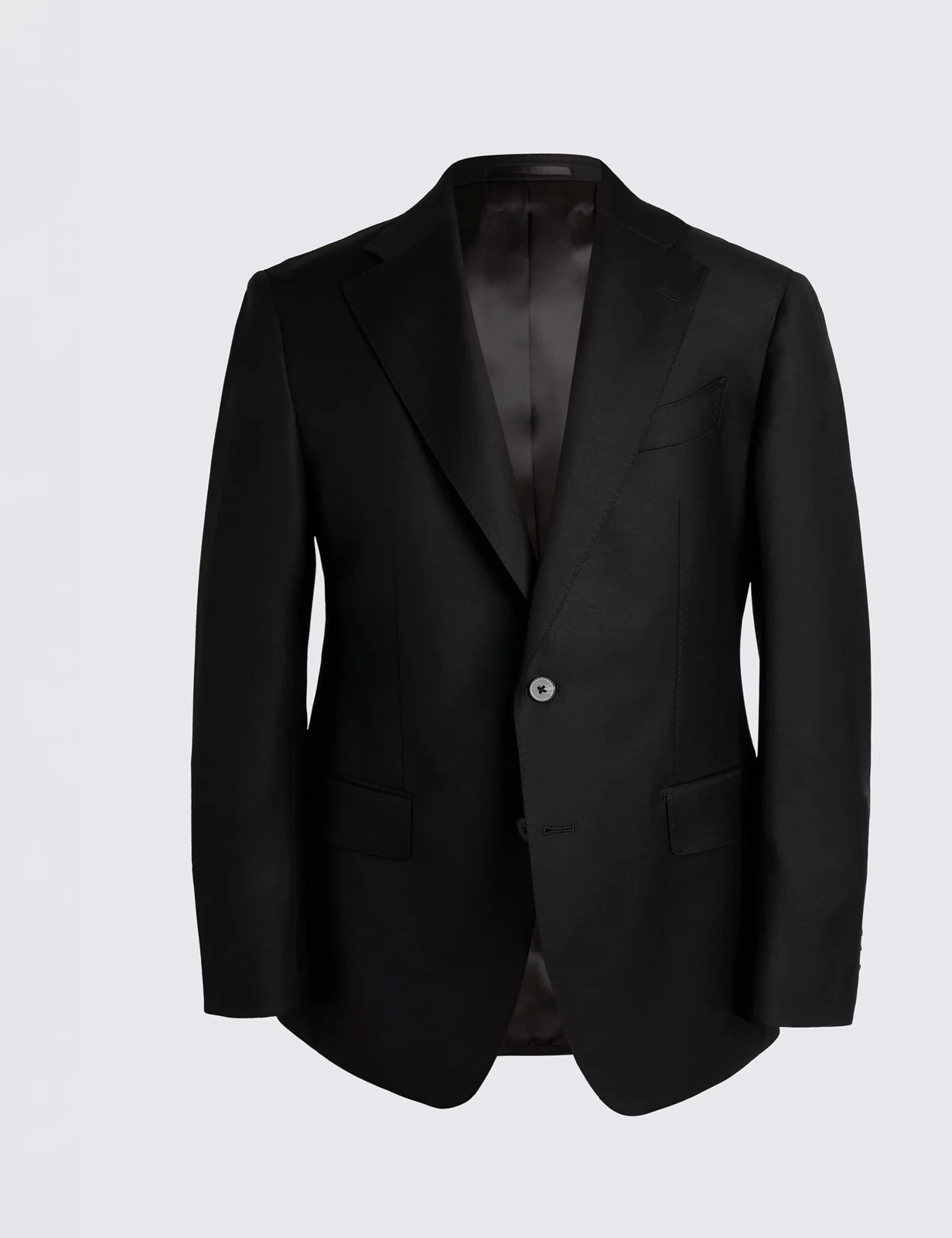 Tailored Fit Italian Wool Twill Suit Jacket thumbnail 5