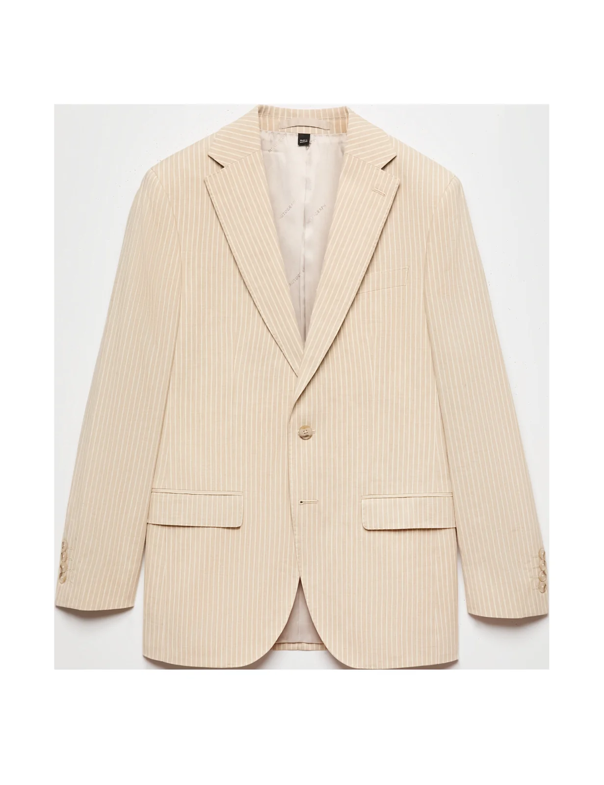 Tailored Fit Linen Rich Jacket thumbnail 4