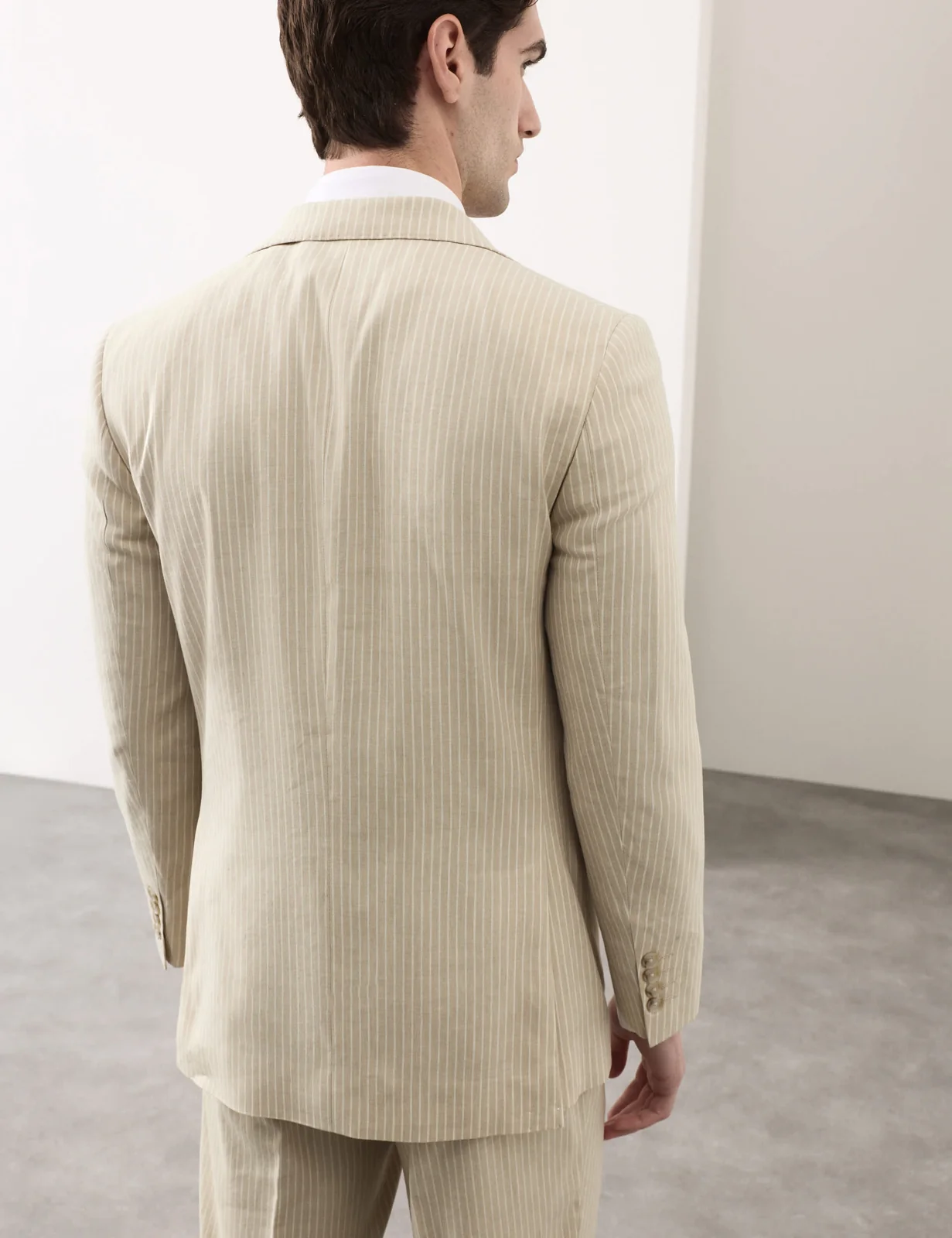 Tailored Fit Linen Rich Jacket thumbnail 7