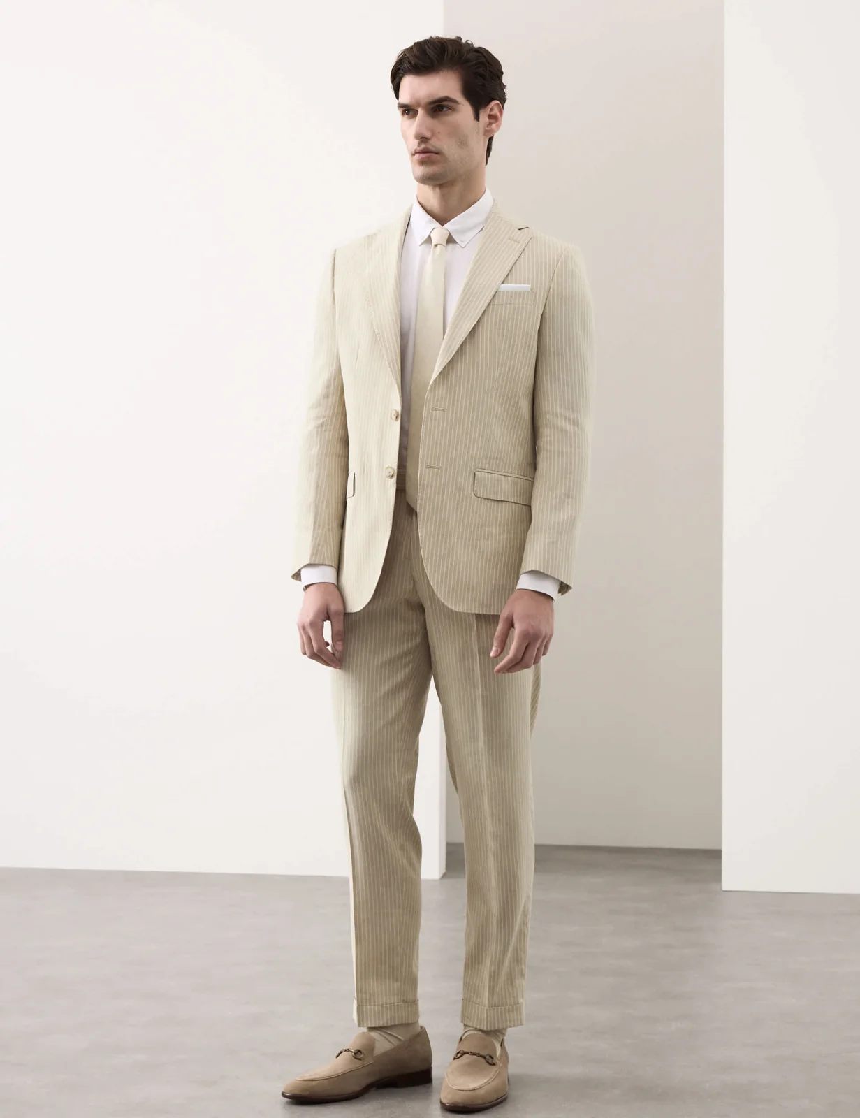 Tailored Fit Linen Rich Jacket thumbnail 9