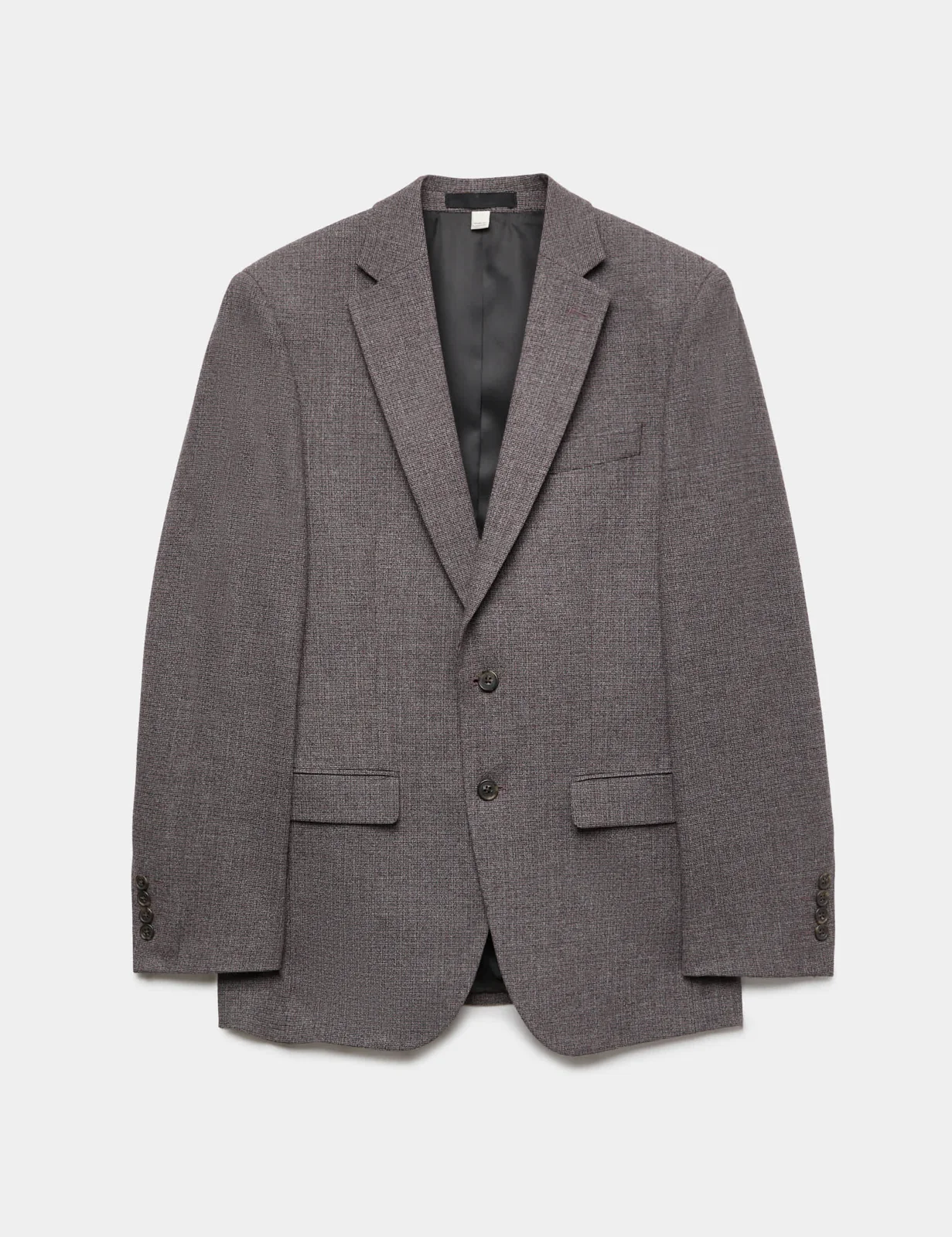 Tailored Fit Micro Check Suit Jacket thumbnail 2