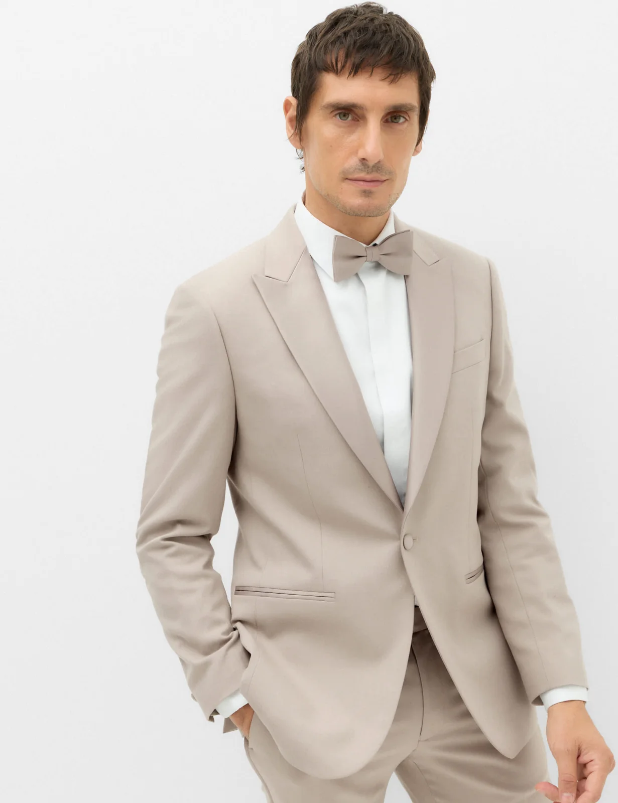 Tailored Fit Peak Lapel Tuxedo Jacket primary image