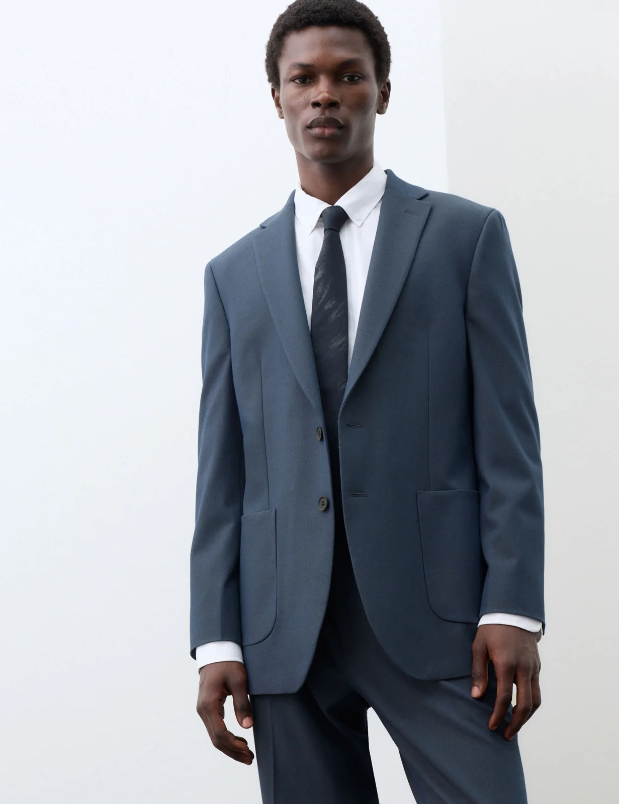 Tailored Fit Performance Twill Suit Jacket thumbnail 5