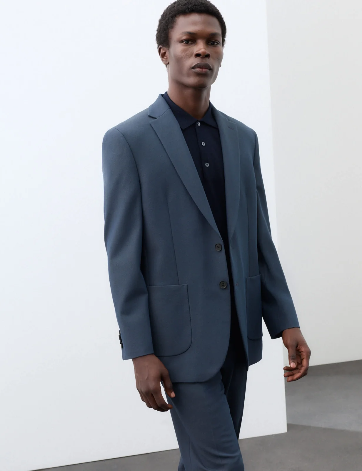 Tailored Fit Performance Twill Suit Jacket primary image