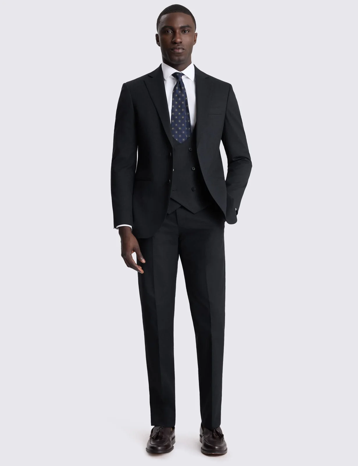 Tailored Fit Puppytooth Stretch Suit Jacket thumbnail 2