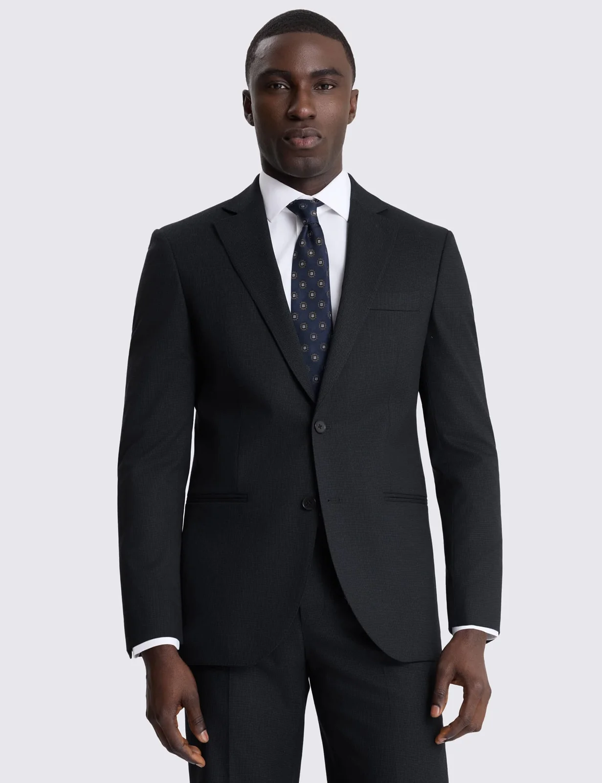 Tailored Fit Puppytooth Stretch Suit Jacket primary image