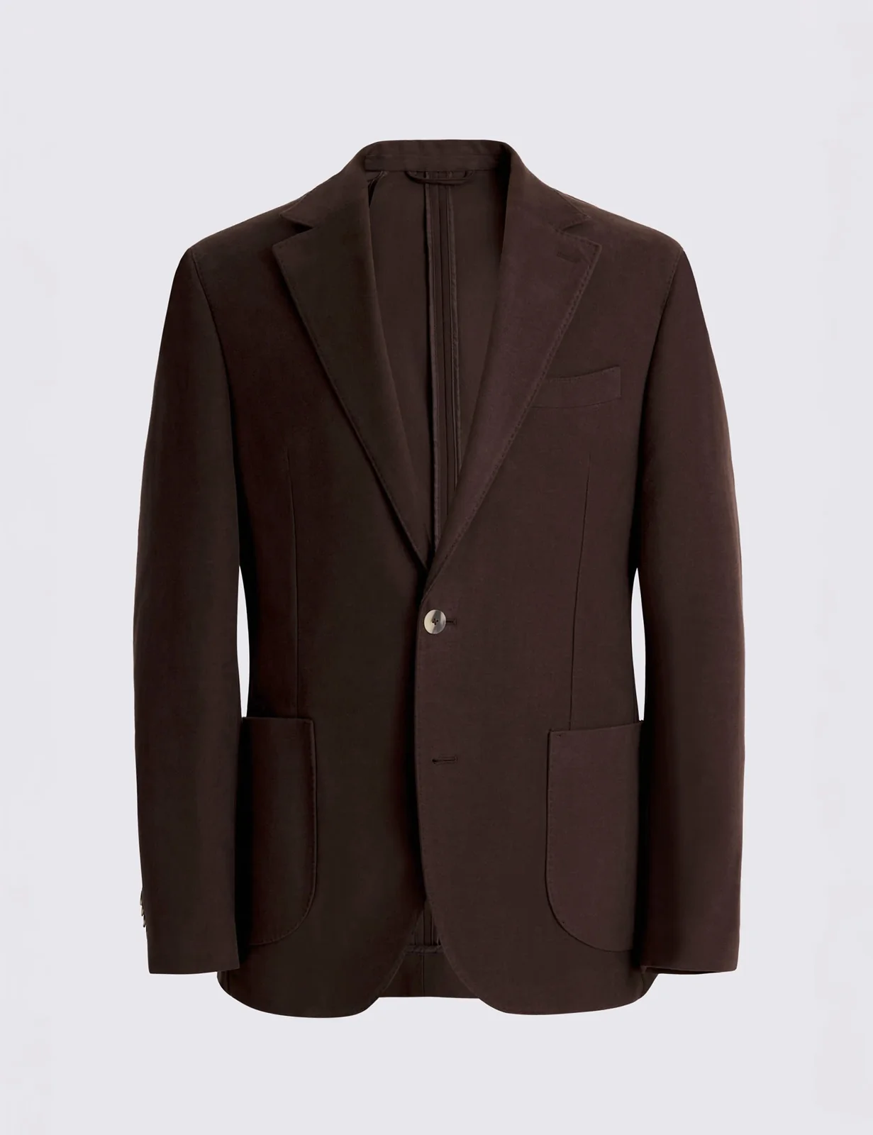 Tailored Fit Pure Cotton Suit Jacket thumbnail 5