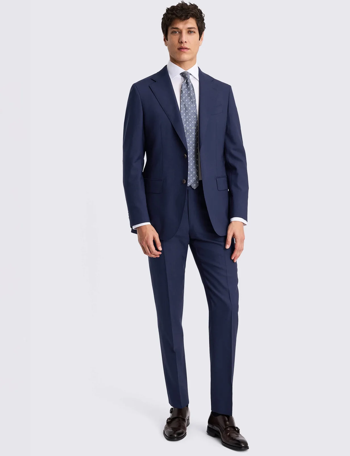 Tailored Fit Pure Italian Wool Suit Jacket thumbnail 2